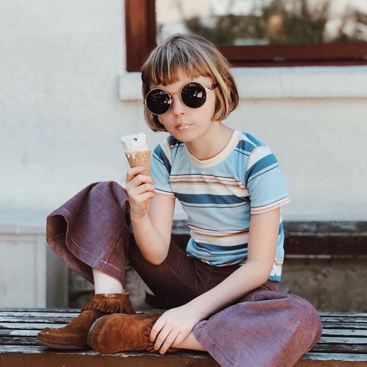 带眼镜的小众欧美小孩头像