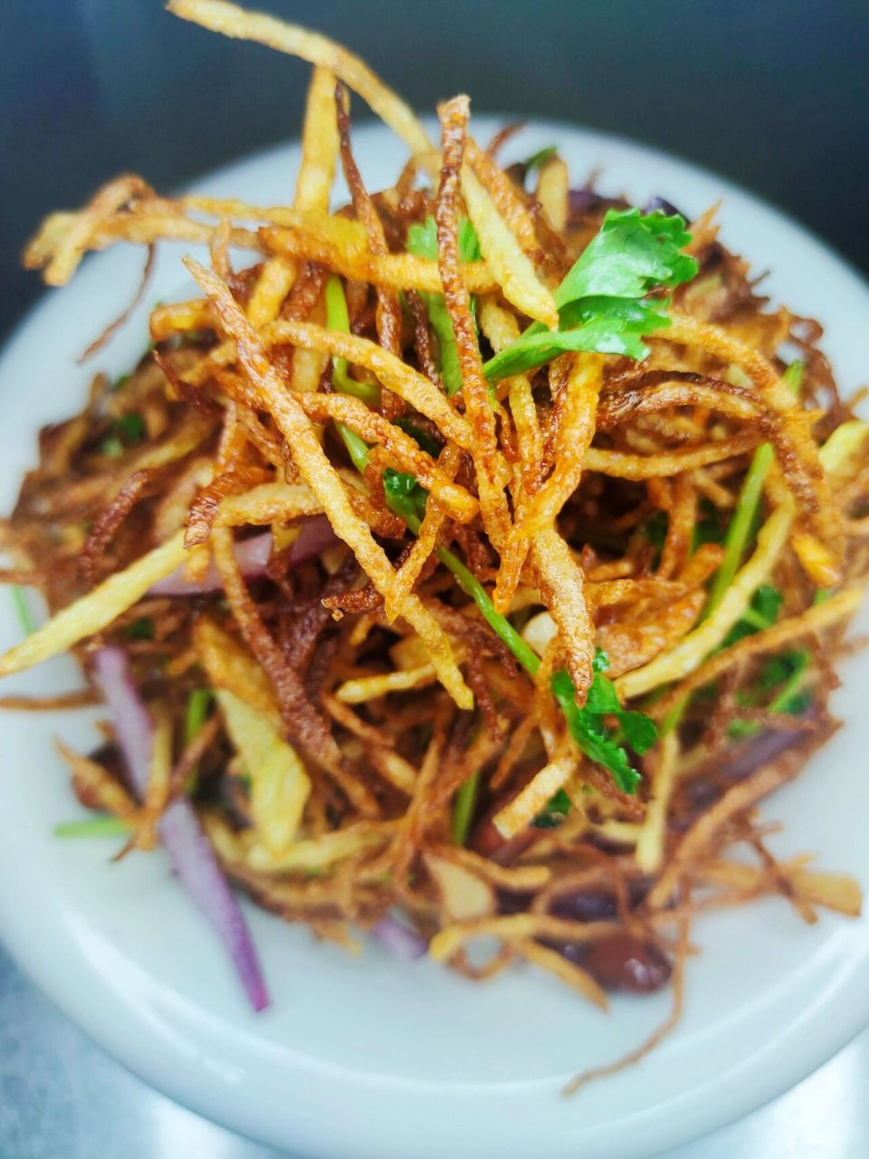 年夜饭菜谱之三丝爆豆 土豆这样吃酸甜酥脆 三丝爆豆酸甜爽口,在大鱼