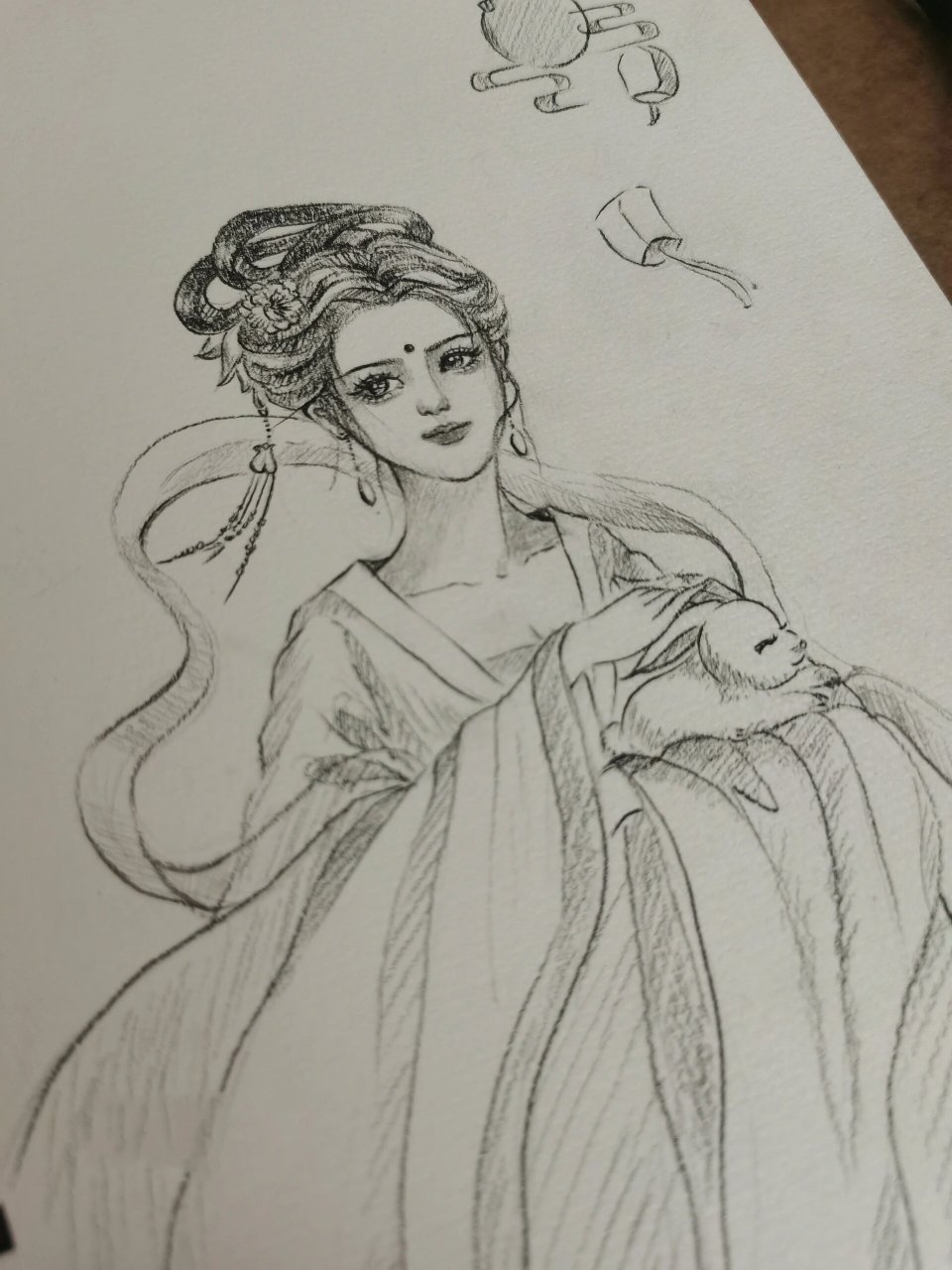 提前发个中秋物料(原创嫦娥仙子),祝大家中秋快乐⊙▽⊙ 抱走可爱