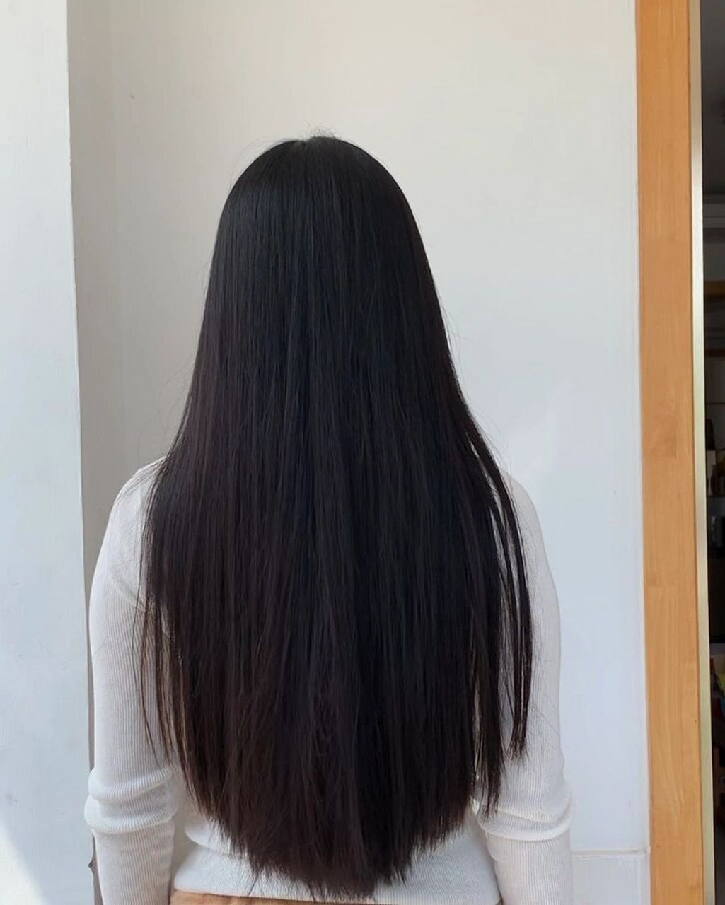 自己剪u 型发尾成功751575157515 今天勇敢尝试一下自己