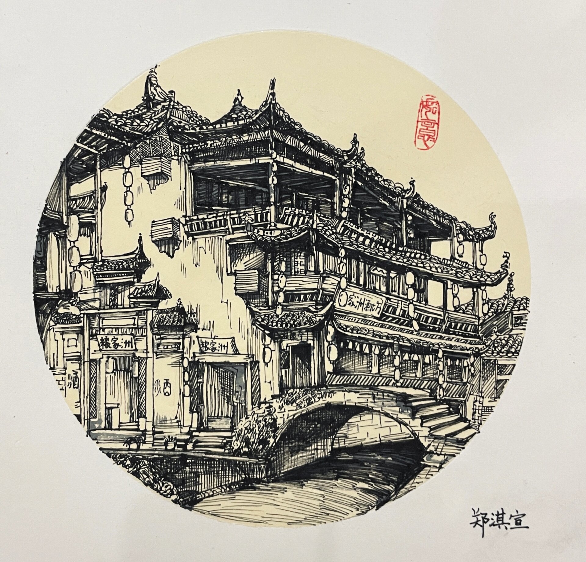 江西婺源风景写生~超多优秀作品 还不会画风景速写的可以进来看看!