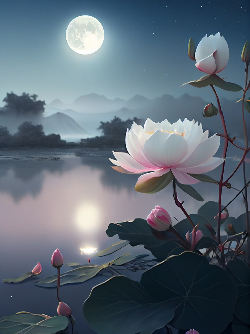 月色真美 荷塘月色