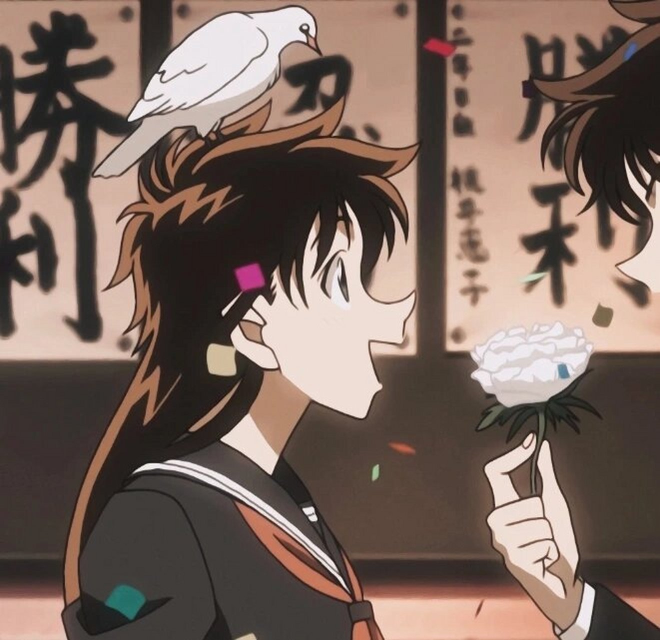 柯南情头の.小兰&新一. 新人报道aaa  团队话题  个人话题