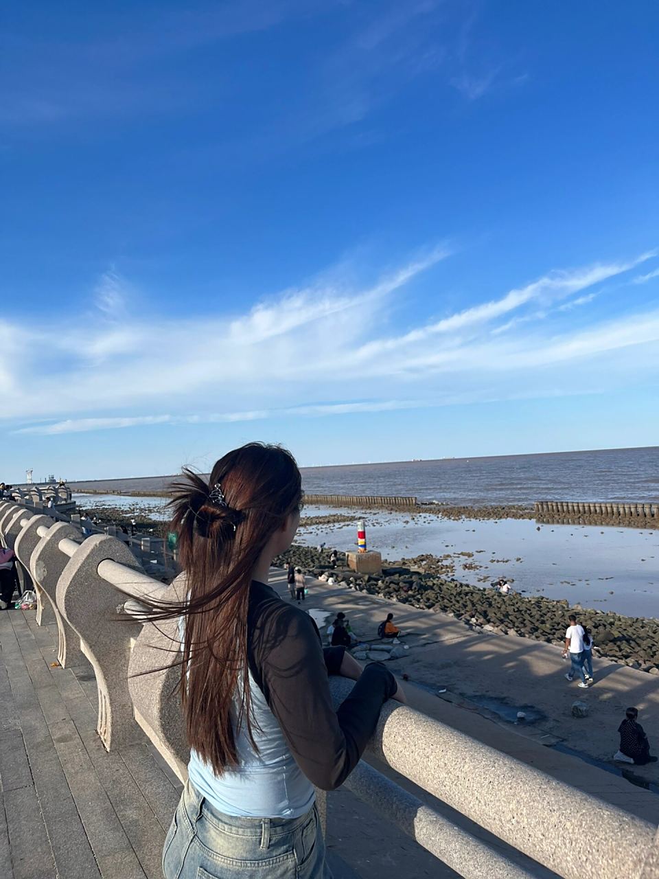 盐城海边 天气好 值得一去