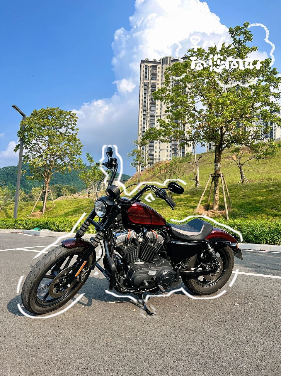 售:哈雷硬汉1200 这玩意是真的不好玩 车子重500多斤 发动机又热 夏天