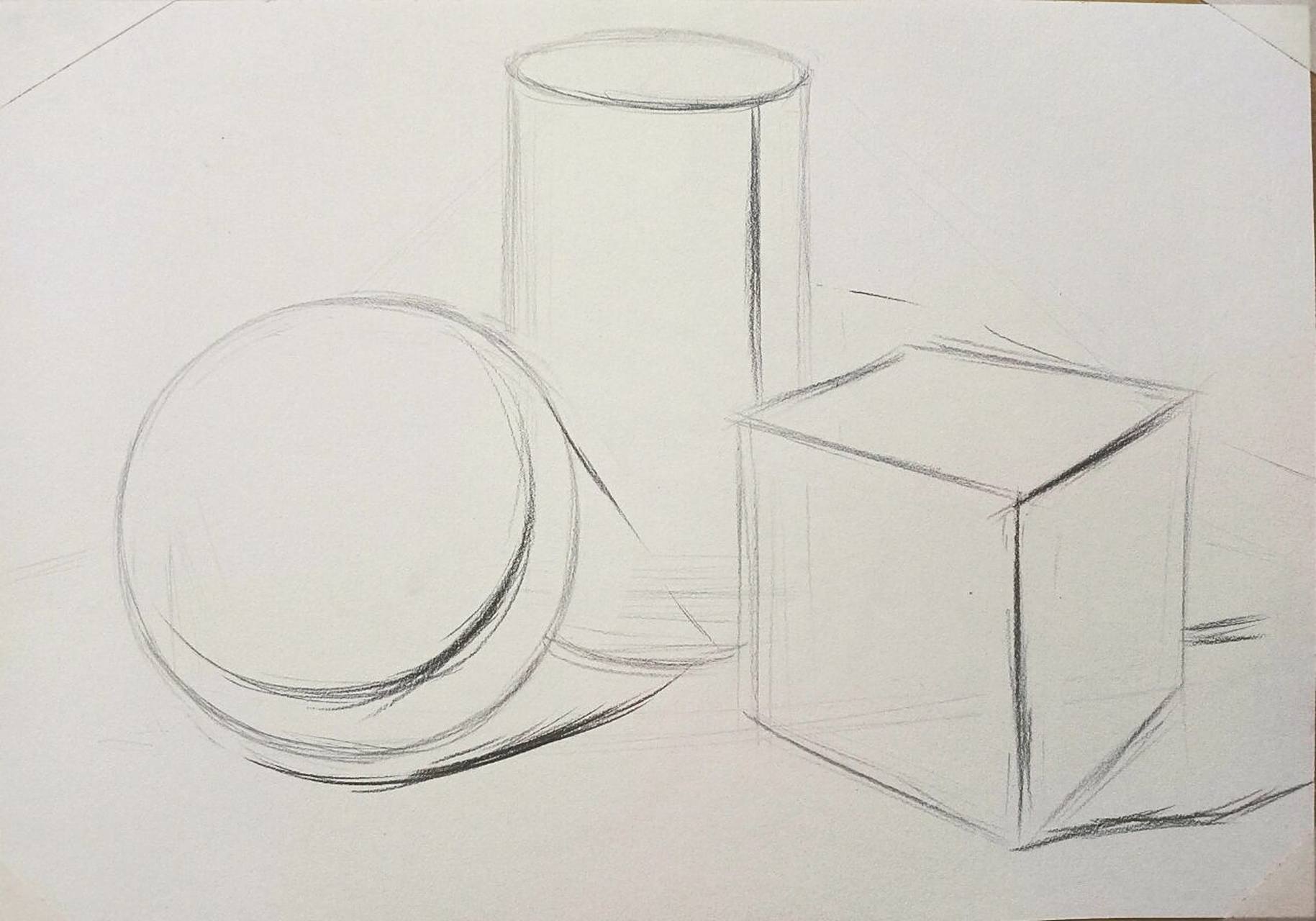 素描考级三级示例