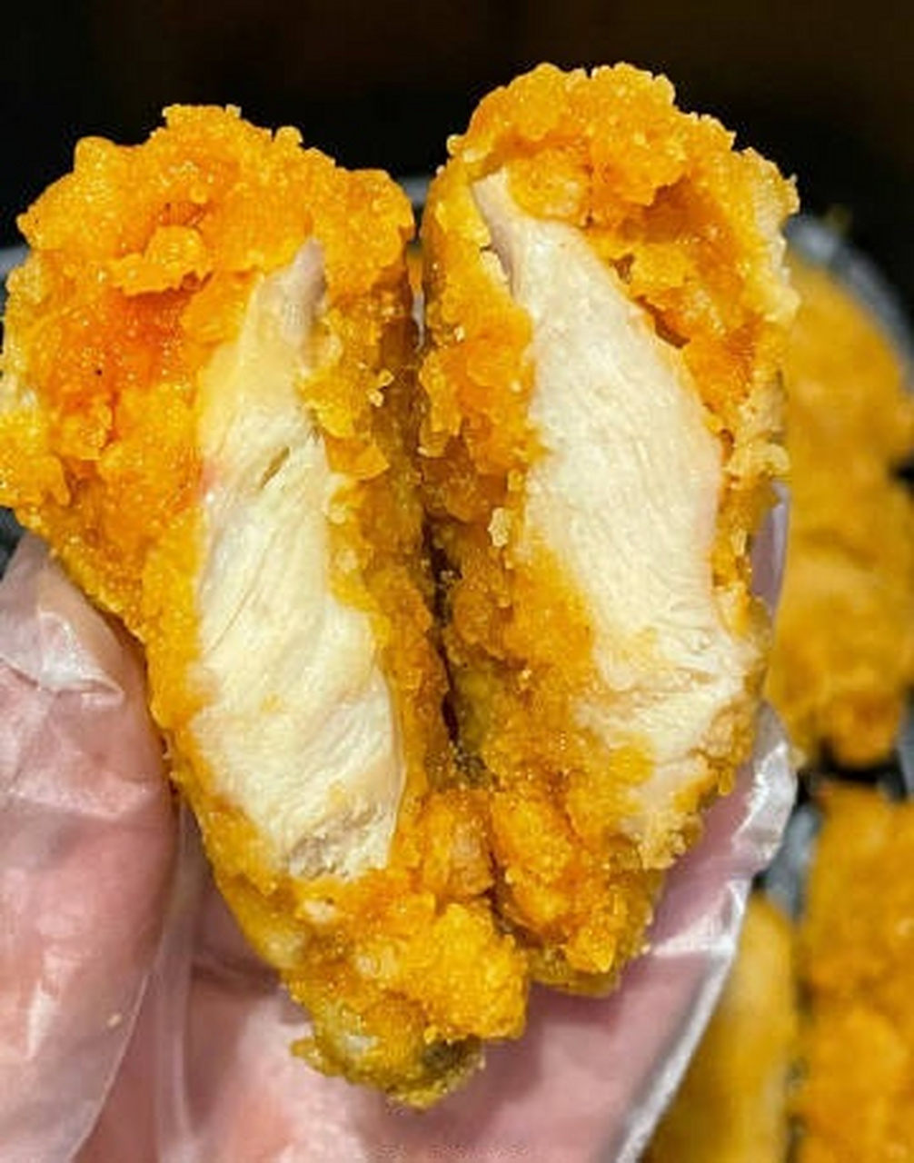 8】圣农 脆皮炸鸡250g*4袋 赠试吃装2袋  他们家外皮酥酥脆脆的,内里