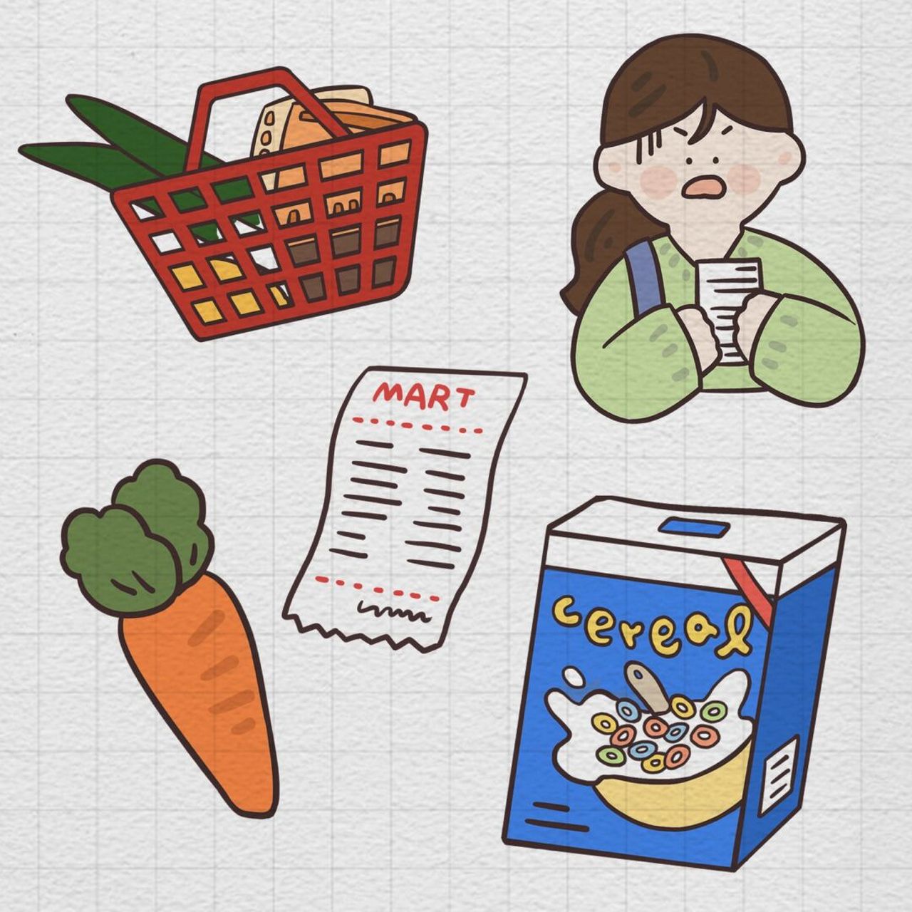 简笔画|shopping 发工资的前几天,是我本人没错了[捂脸][捂脸][捂脸]