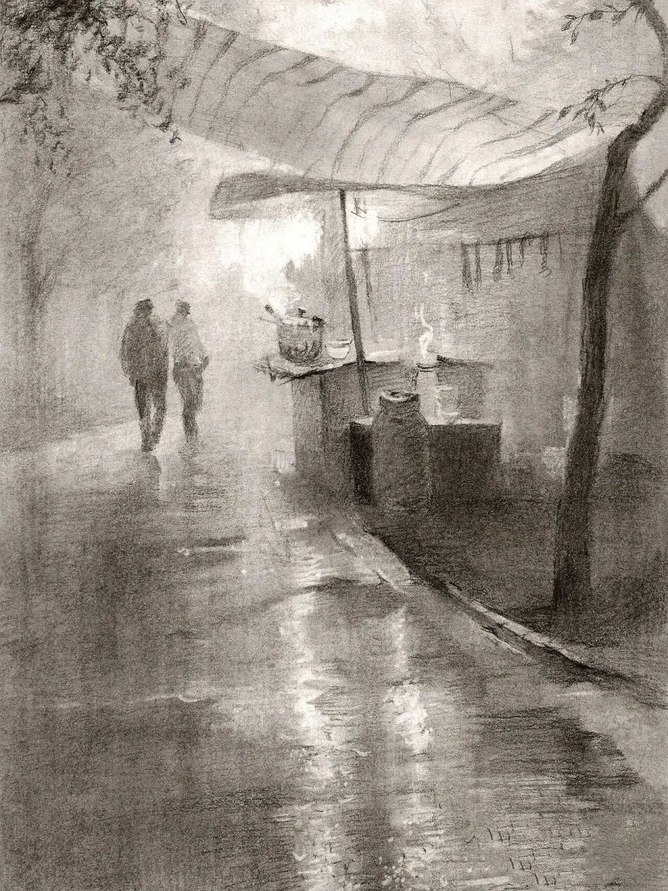 素描画雨,晴为何物?