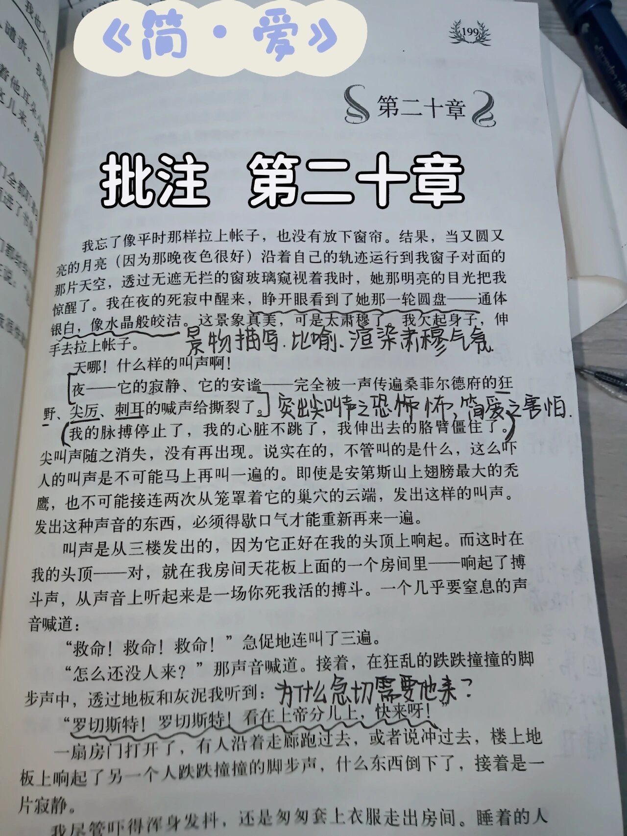 《简61爱》批注 第二十章