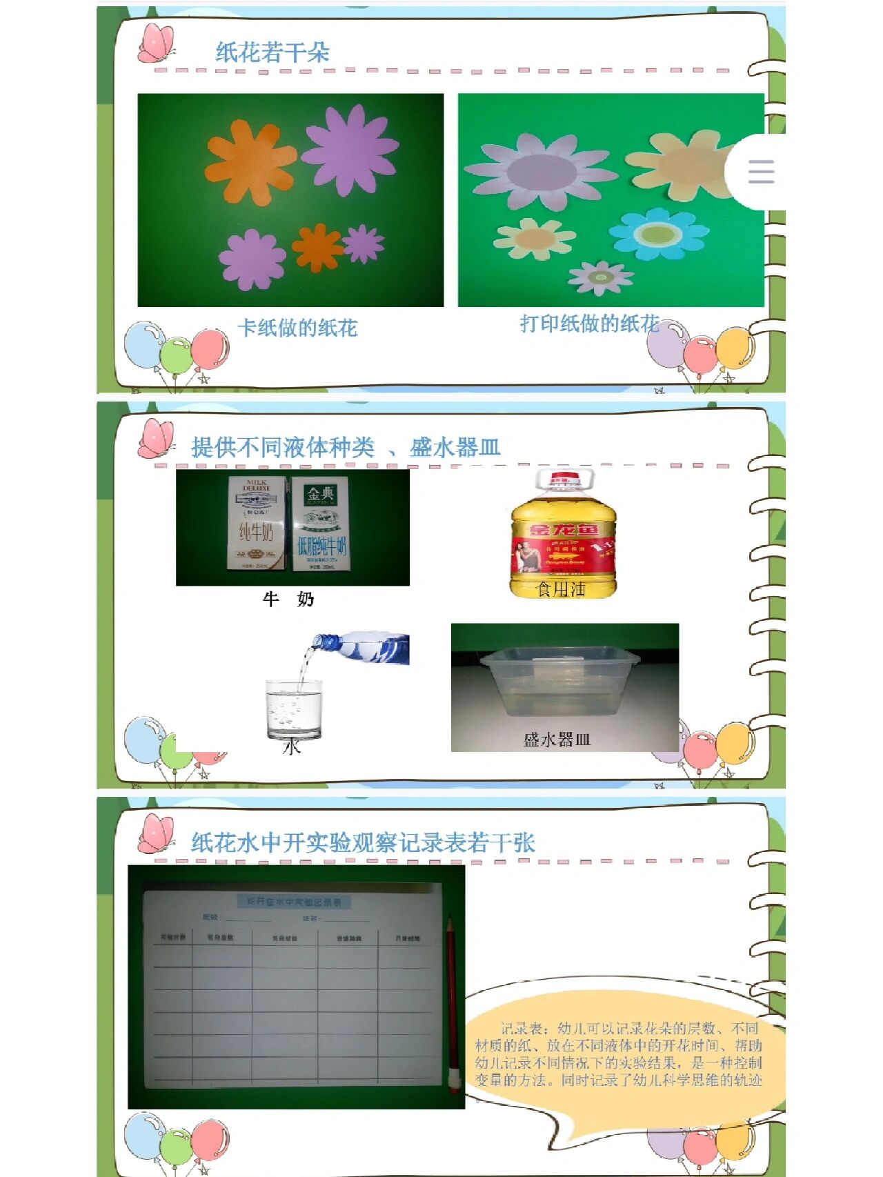 纸的吸水性记录表图片图片