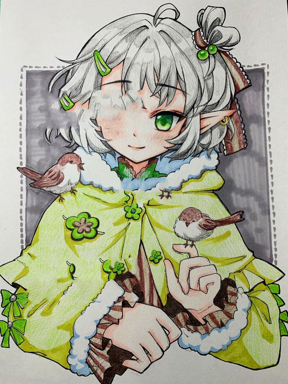 动漫人物女生半身 (二改)