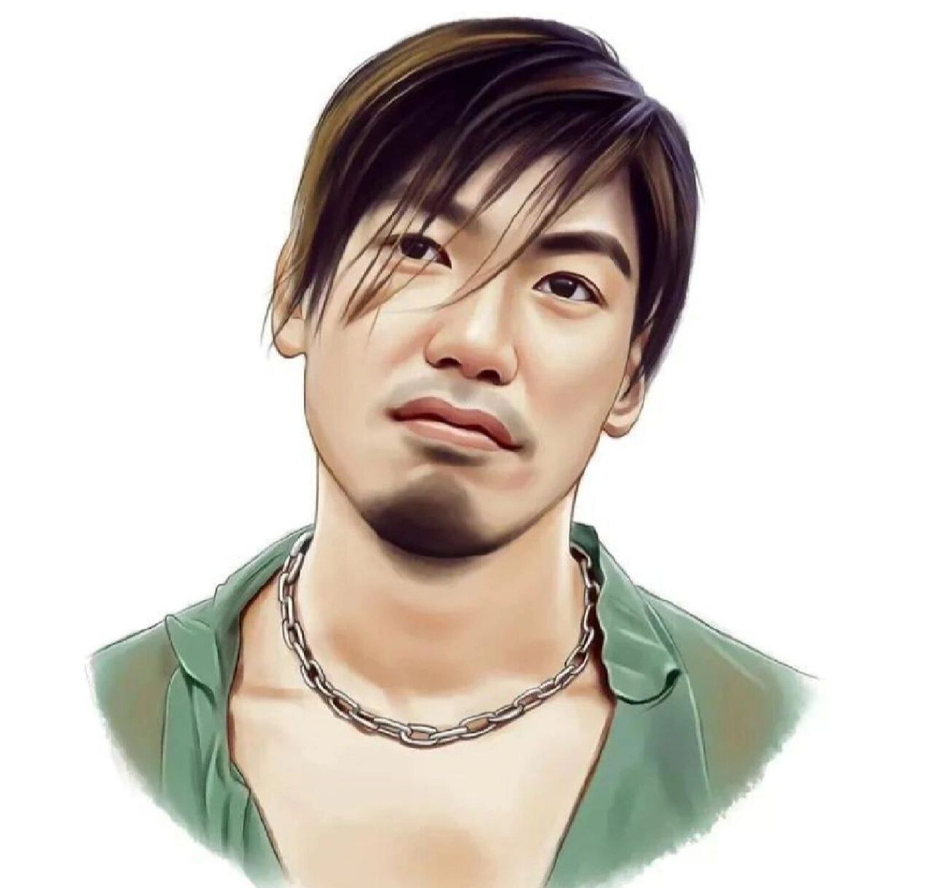 换个新头像吧,成熟稳重中年男士手绘头像!