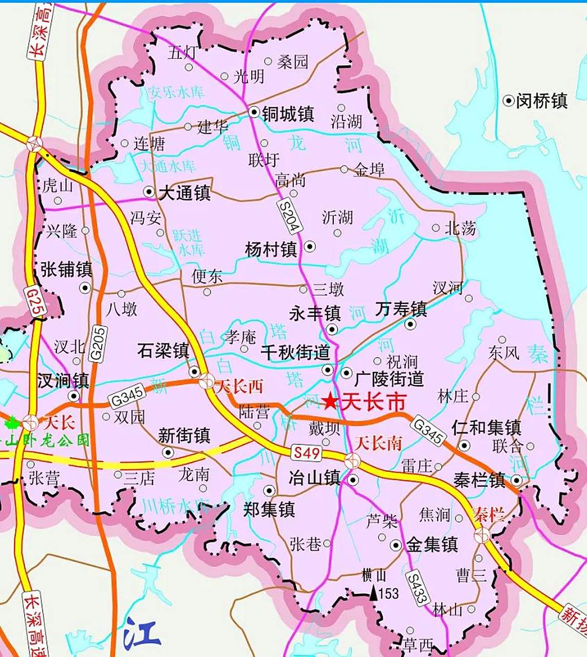 南京的地铁s8号线已经修到六合区金牛湖了,离天长