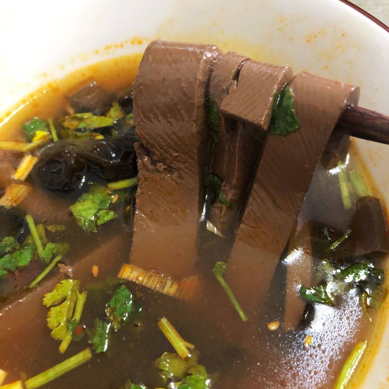 酸辣鸭血汤 新学了一道超好吃的鸭血做法,酸辣开胃嘻嘻97