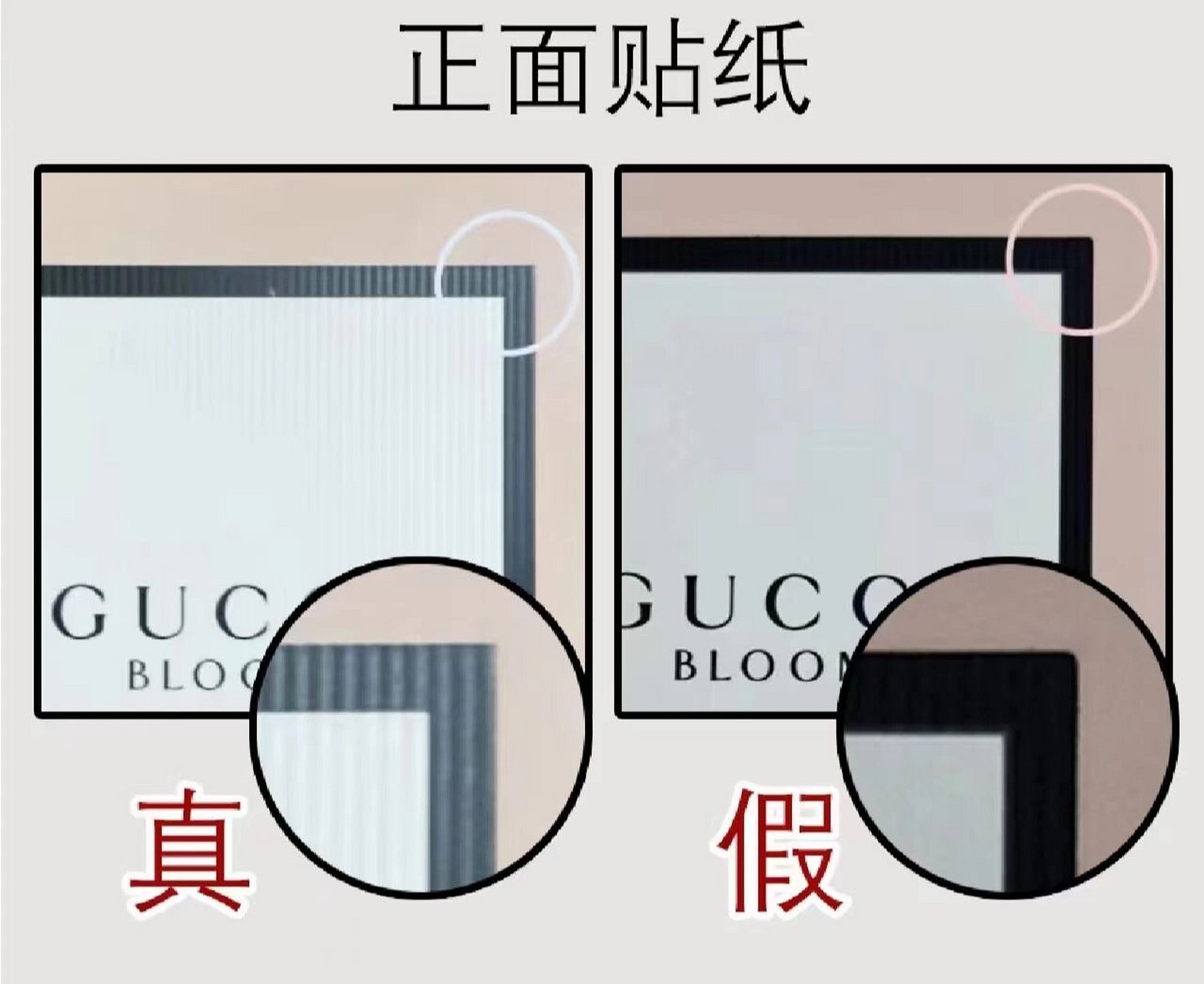 每日一款奢侈品鉴定——古驰香水真假对比 每日一款奢侈品鉴定