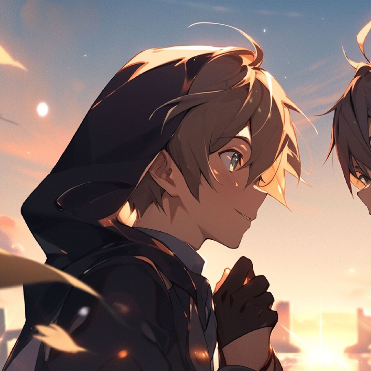 男生头像丨动漫男头,两个男孩子～ 【关键词:001】 02020202