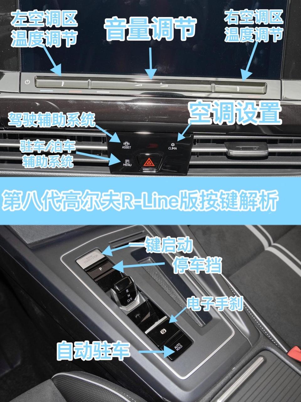 用车小知识|高尔夫功能按键解析