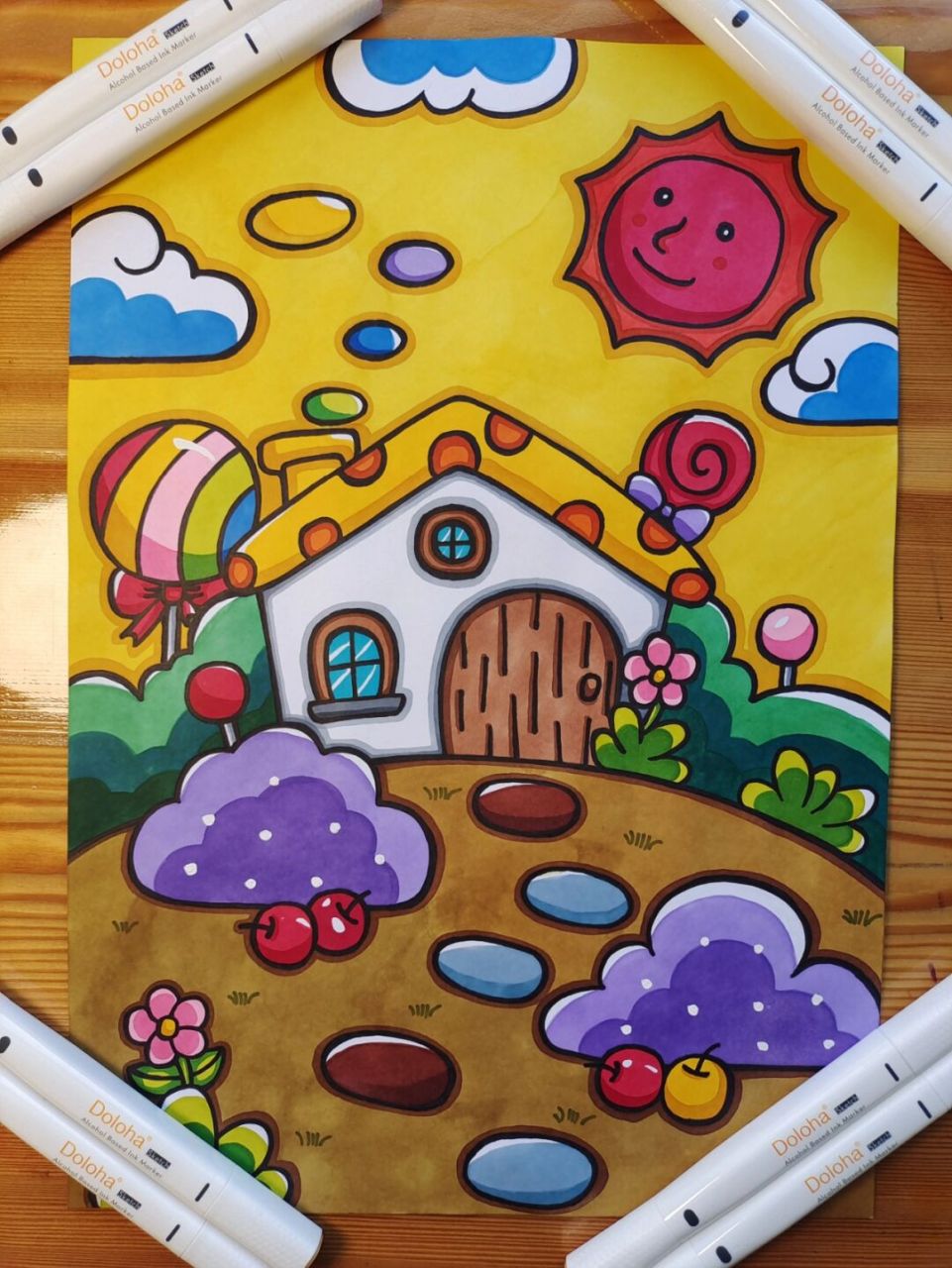 手绘# #多乐绘马克笔