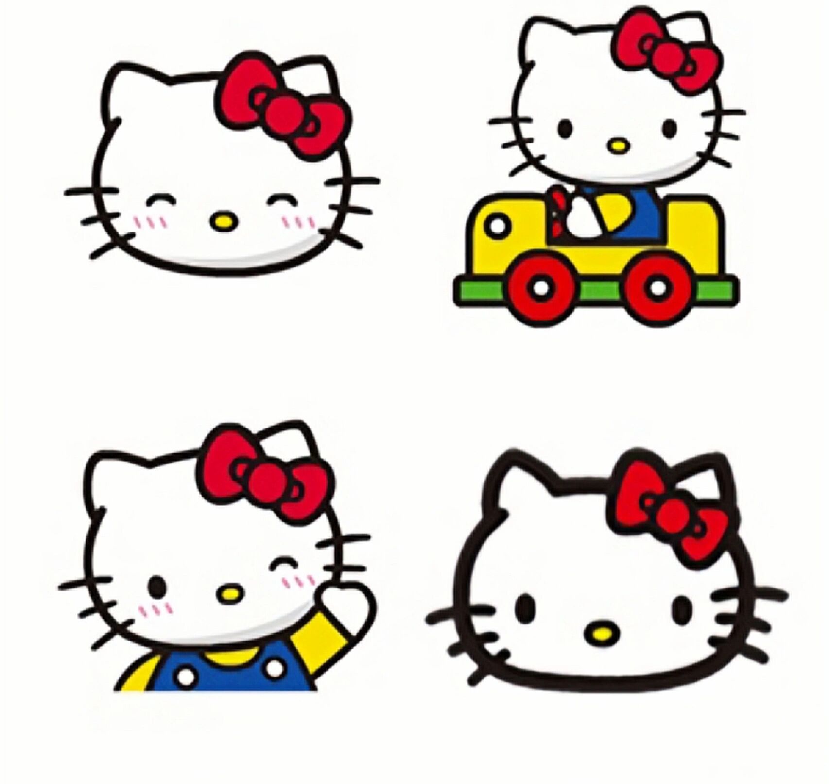 三丽鸥头像|hello kitty 贴纸素材26615 纯分享067515需