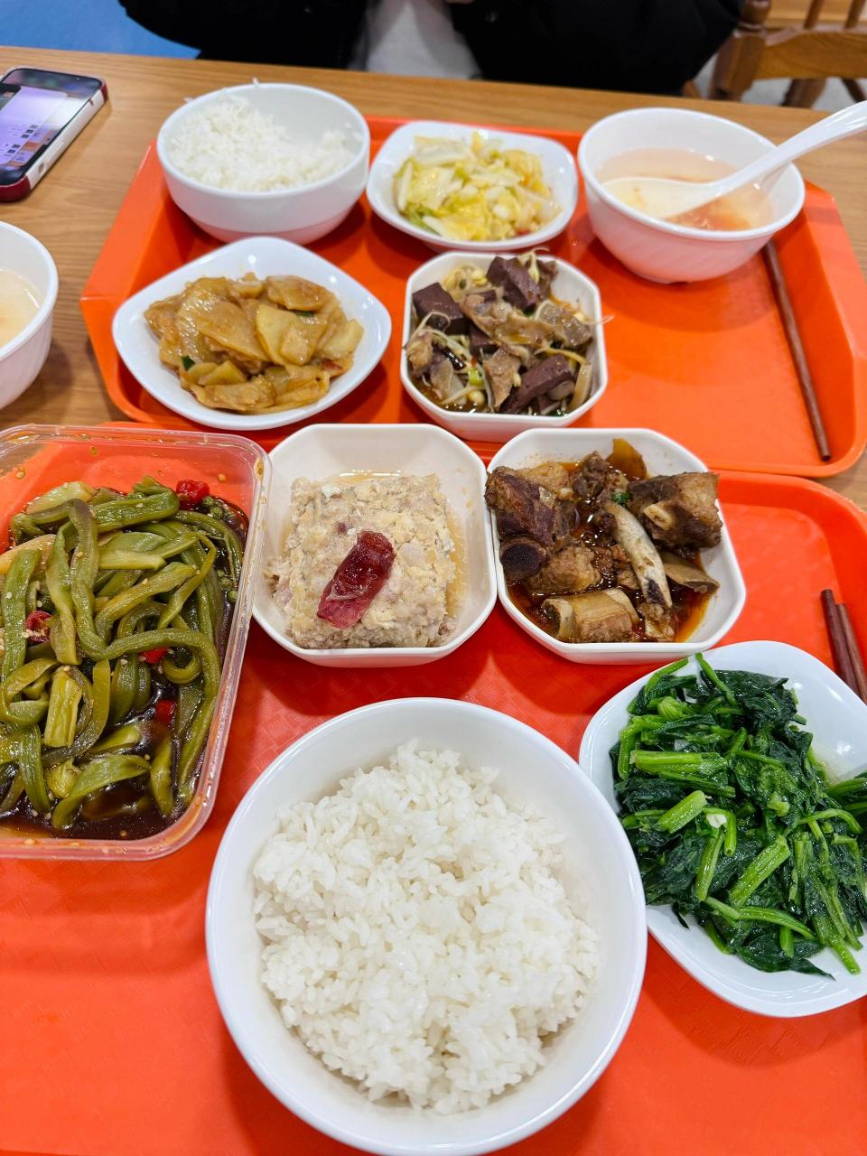 东阳人民医院食堂伙食第二弹 吃了这么多年的食堂还