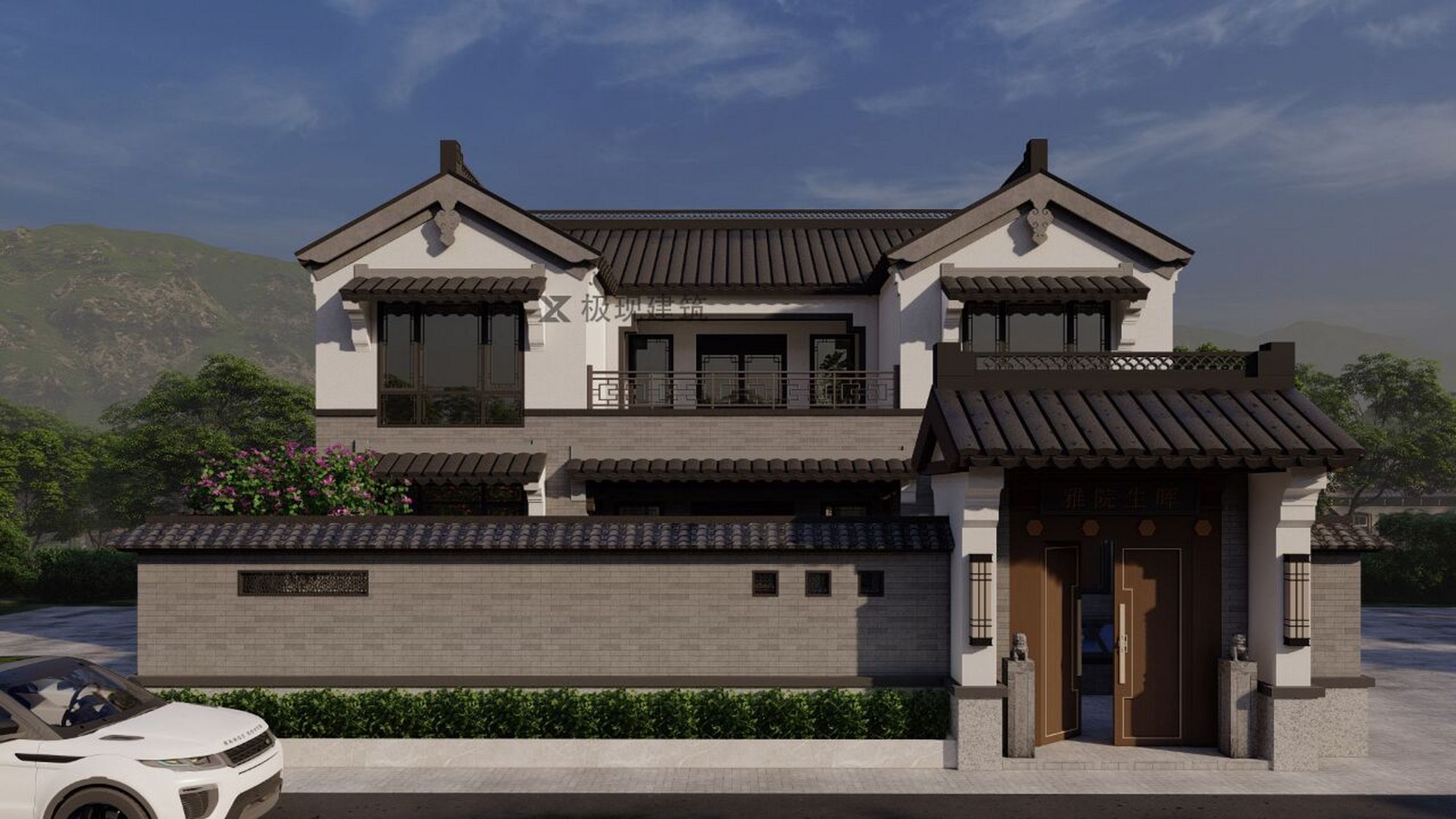 二层新中式风格农村自建房(附平面图) 92项目概况 项目地点:河北