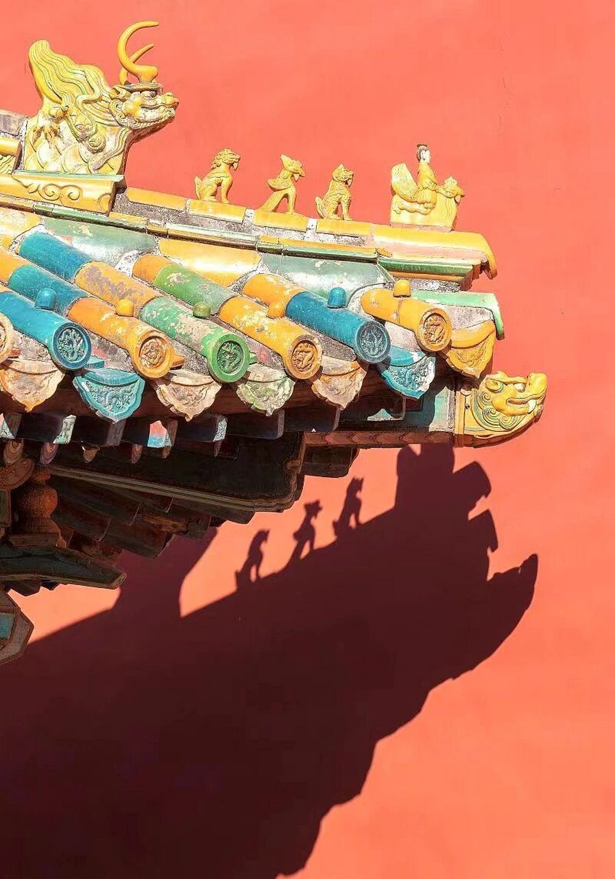 故宫屋檐 从学习到画完,这幅画至少经历了一个半月,中间一个多月都搞