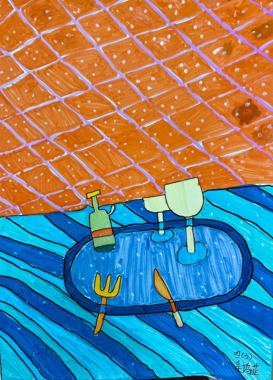 岭南美术四上《炊具与餐具》 常规课作业展示