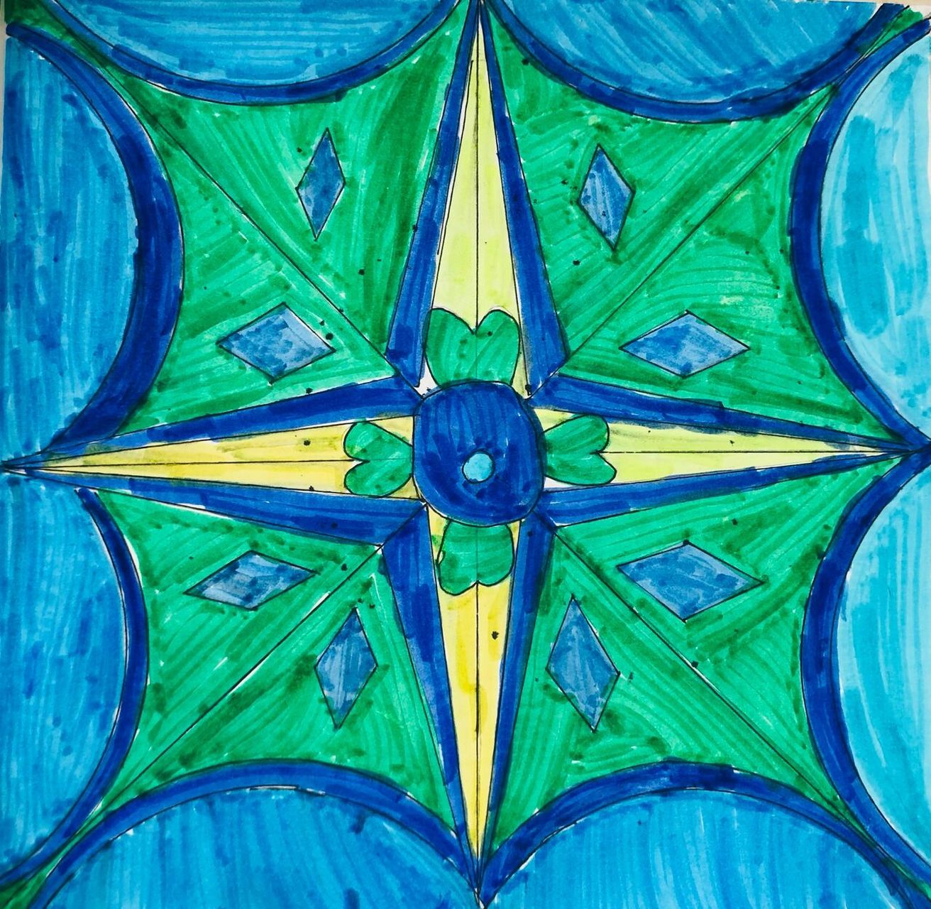 小学美术 人教版美术三年级上册《万花筒》学生作品!