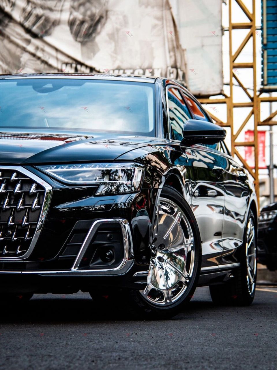 刚提的奥迪a8就先装霍希轮毂 a8全套霍希套件,才是正确方式