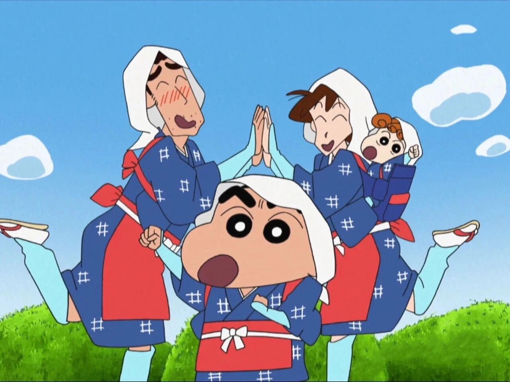 蜡笔小新全家福 是我羡慕的蜡笔小新家庭没错了