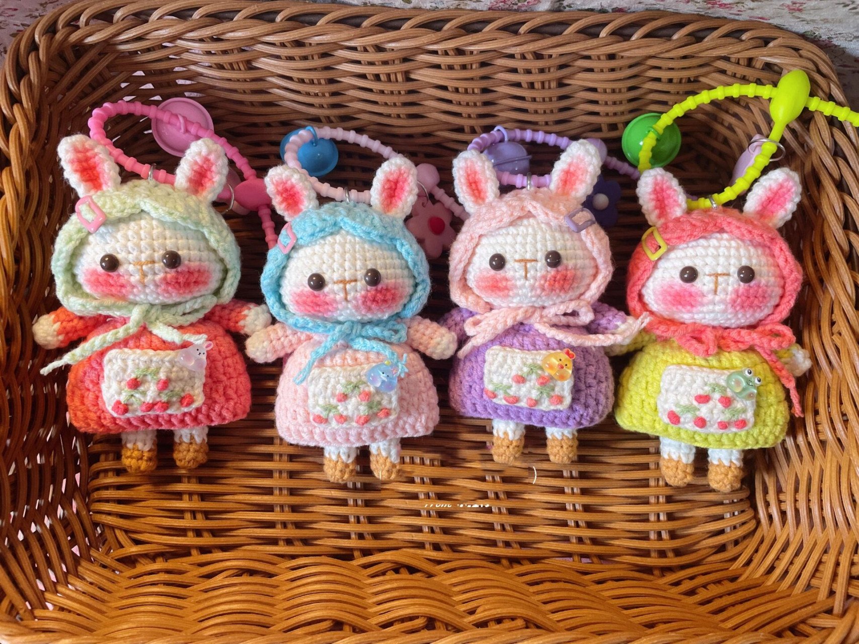 钩织田园兔(附图解) 图解搬运非原创