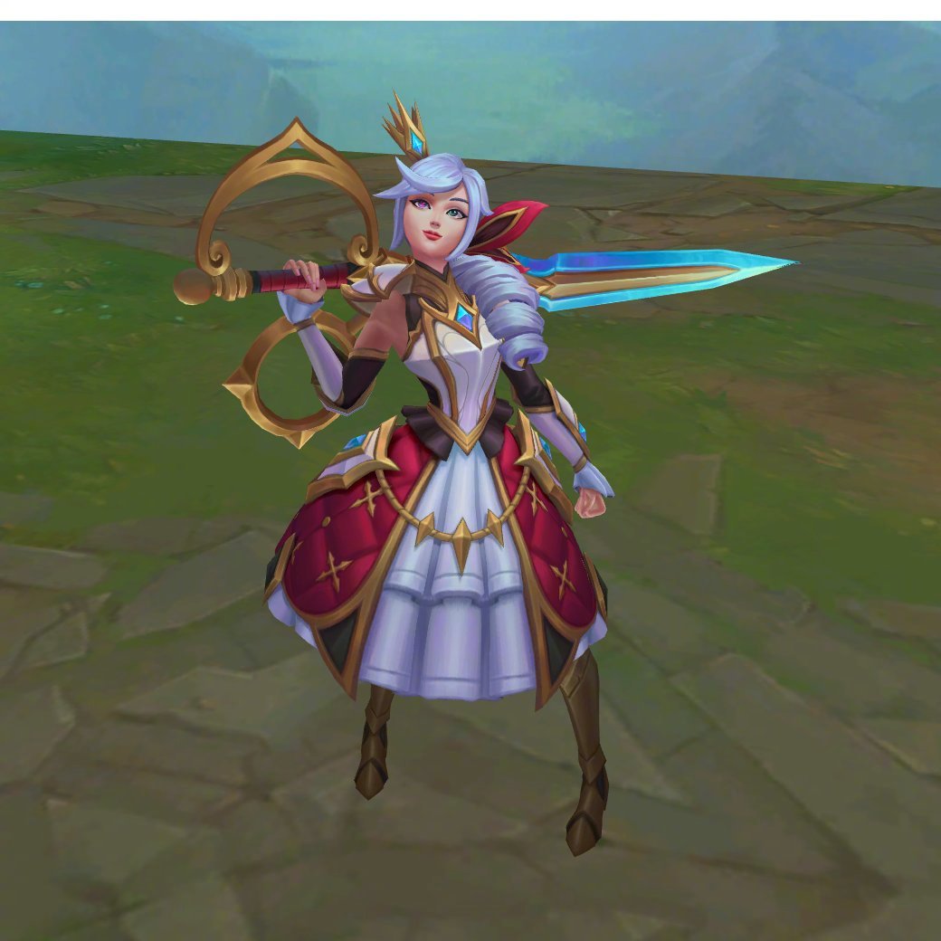 2024英雄联盟女帝皮肤#【女帝 格温&女帝 厄运小姐 局内建模图】