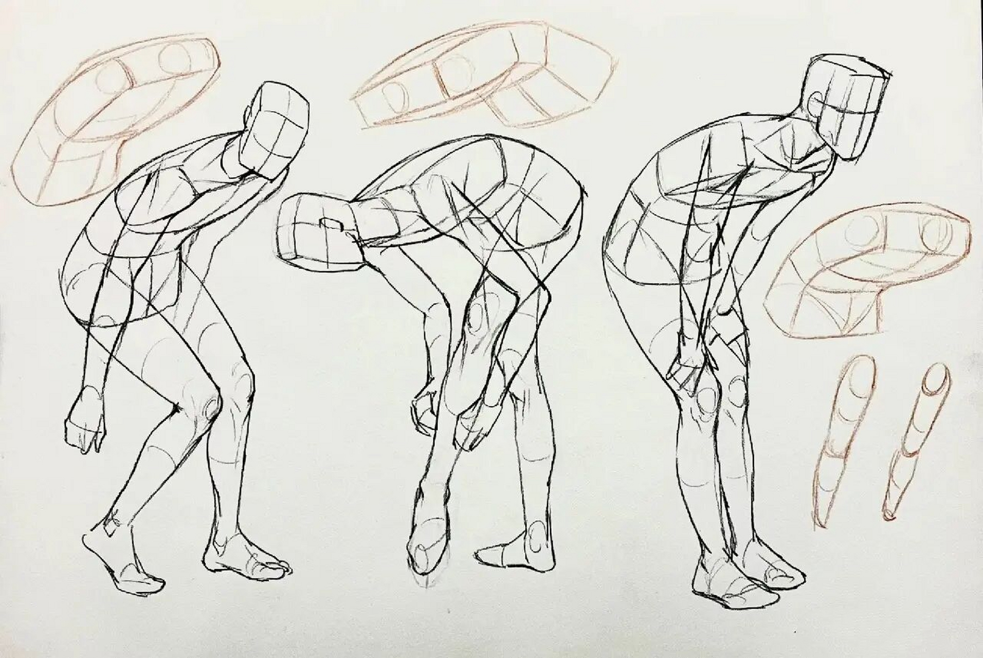 (俯身弯腰)动态分析 学习难度★★★★☆ 1.