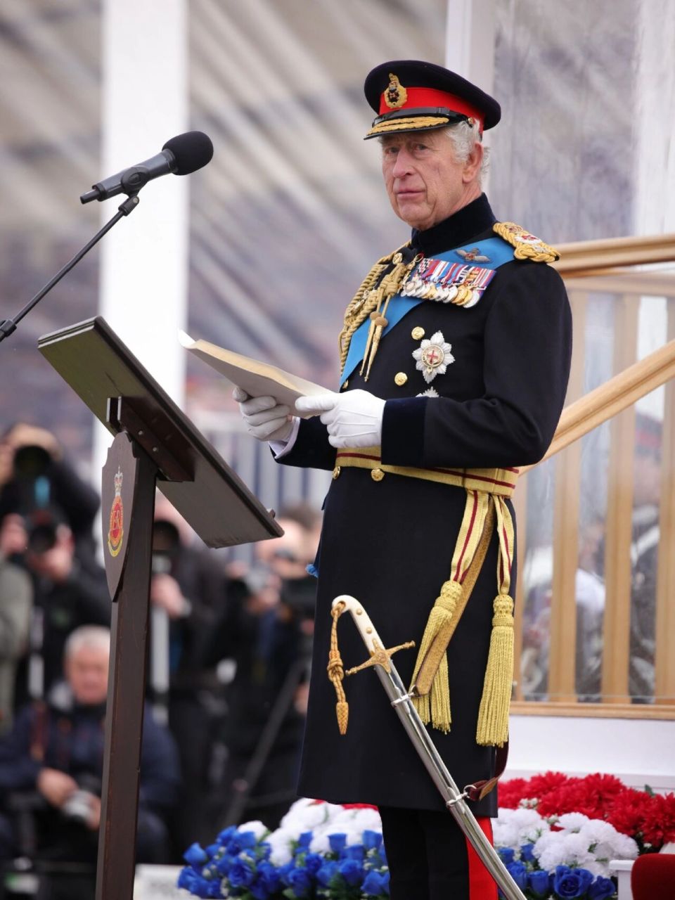 英国名校阅兵式上的军装 桑赫斯特皇家军事学院是英国最著名的学校之