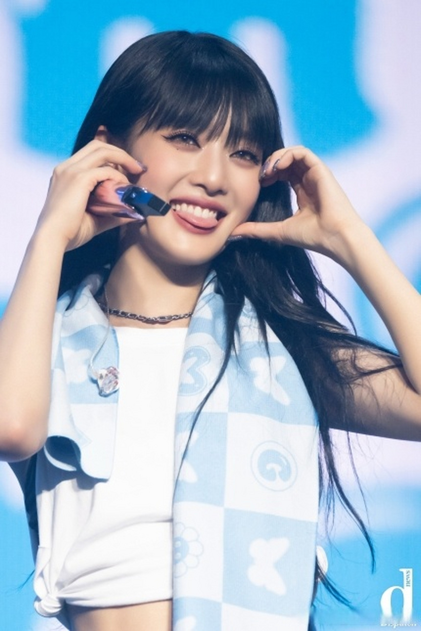 【d美图】 who: #gidle组合#minnie   where:首尔松坡区蚕室室内体育