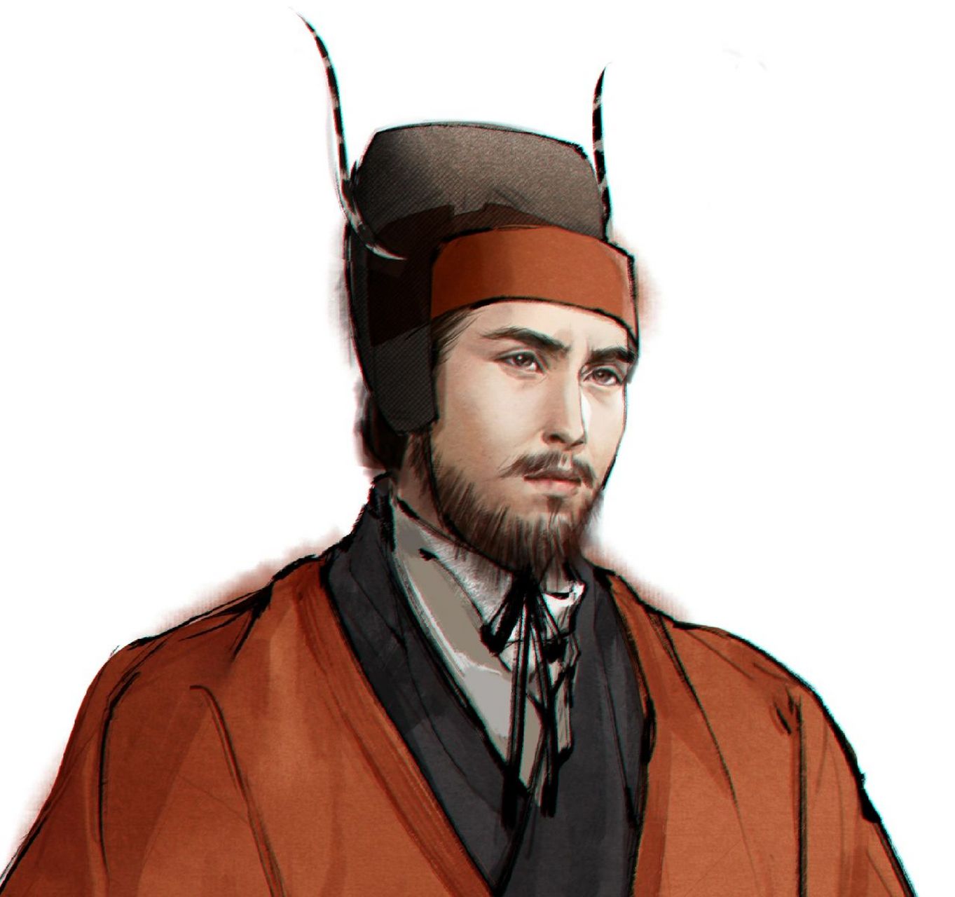 【东汉武官朝服】 【东汉武官朝服】 根据部分文物