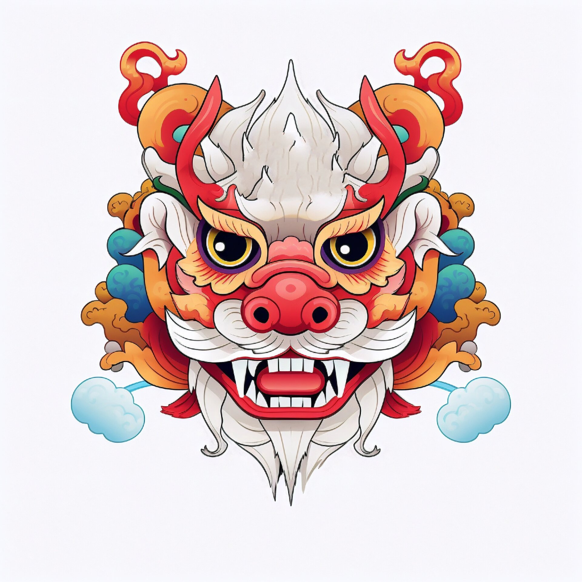 2024年龙年中国龙头像设计分享