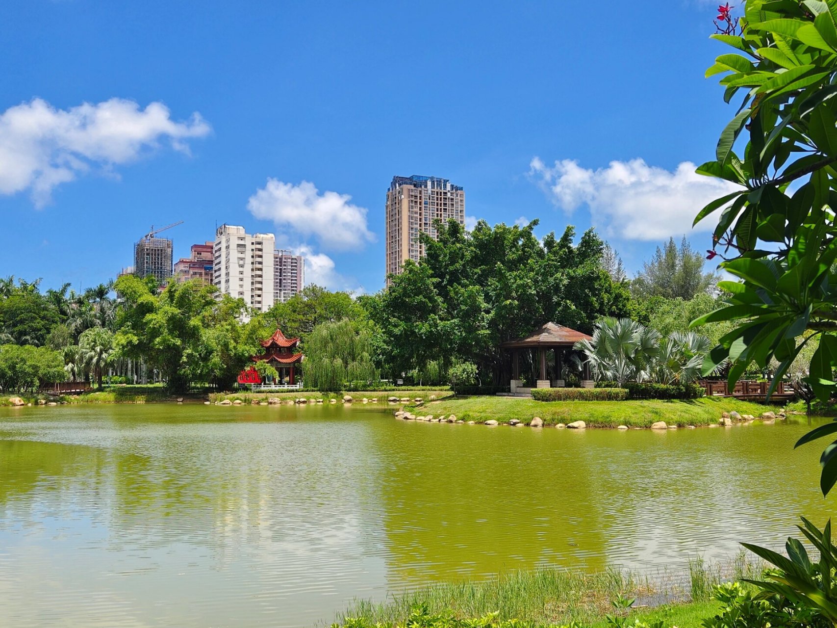 北海长青公园 北海长青公园～白天太晒了,没什么人.