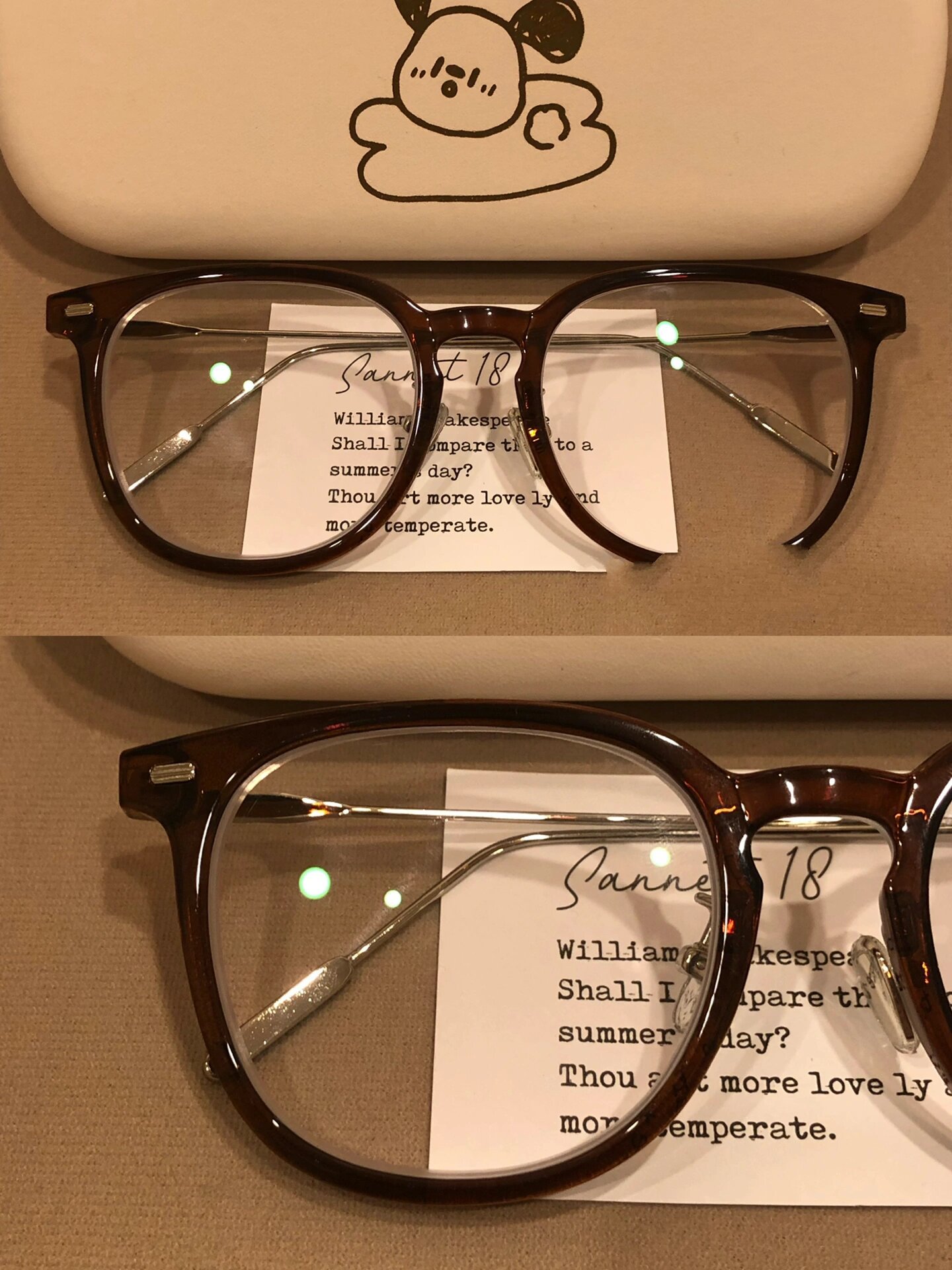 素颜镜框合集!三个适合所有脸型的圆框眼镜