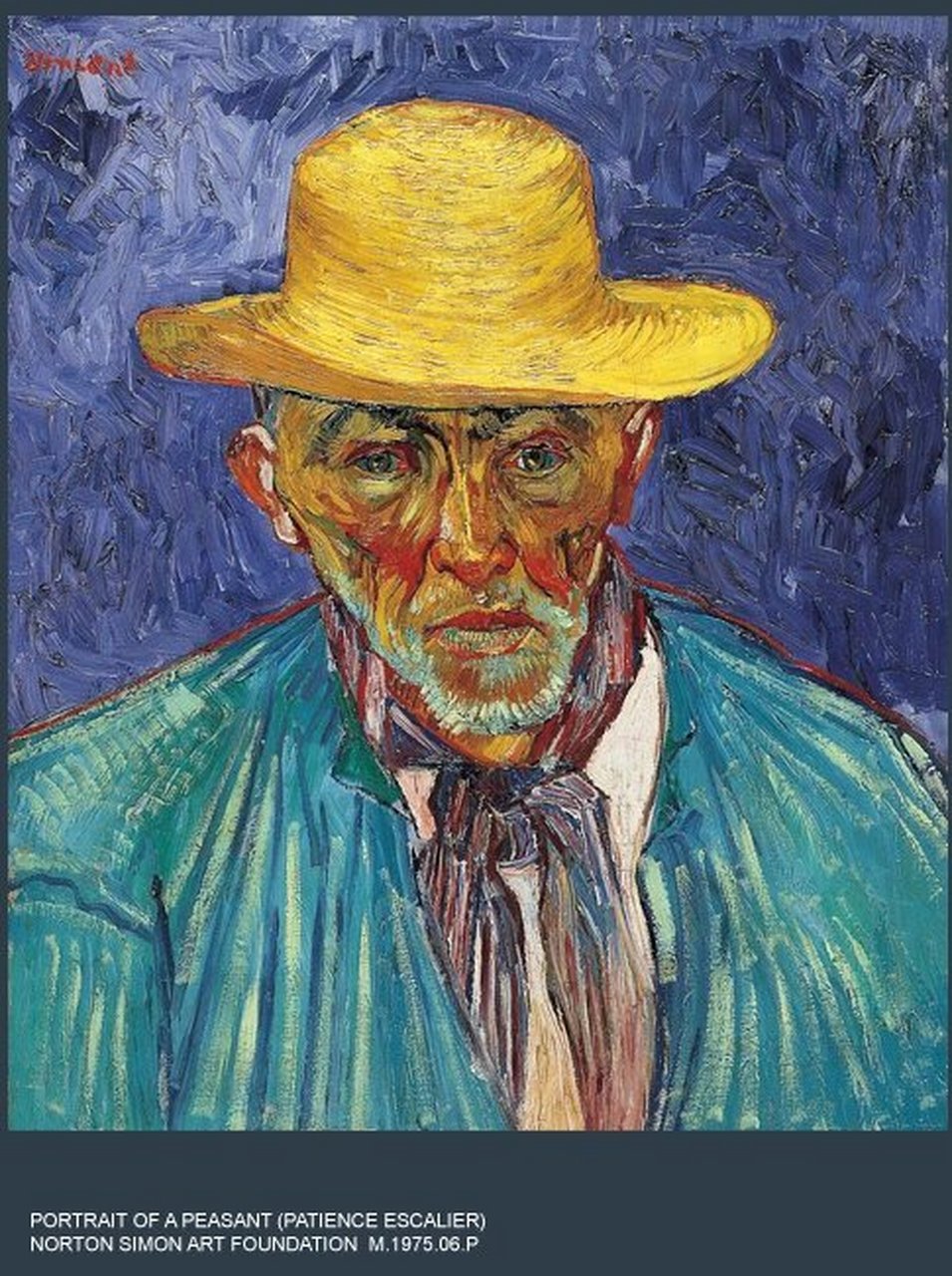 of a peasant (patience escalier) 1888 荷兰画家 🇳🇱 梵高