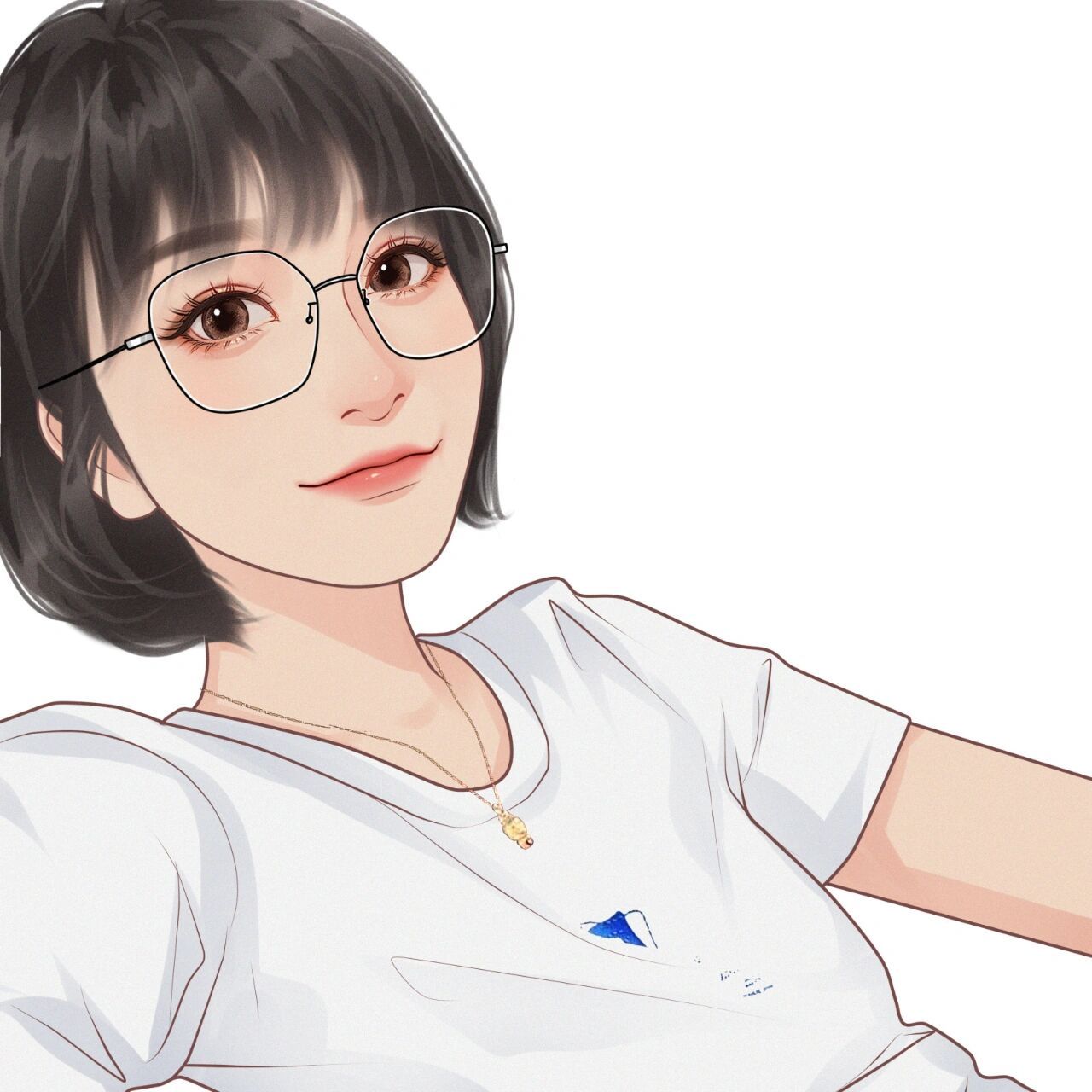 女生头像|微信头像|小众人物头像 t恤女孩头像|头像约稿|手绘画画