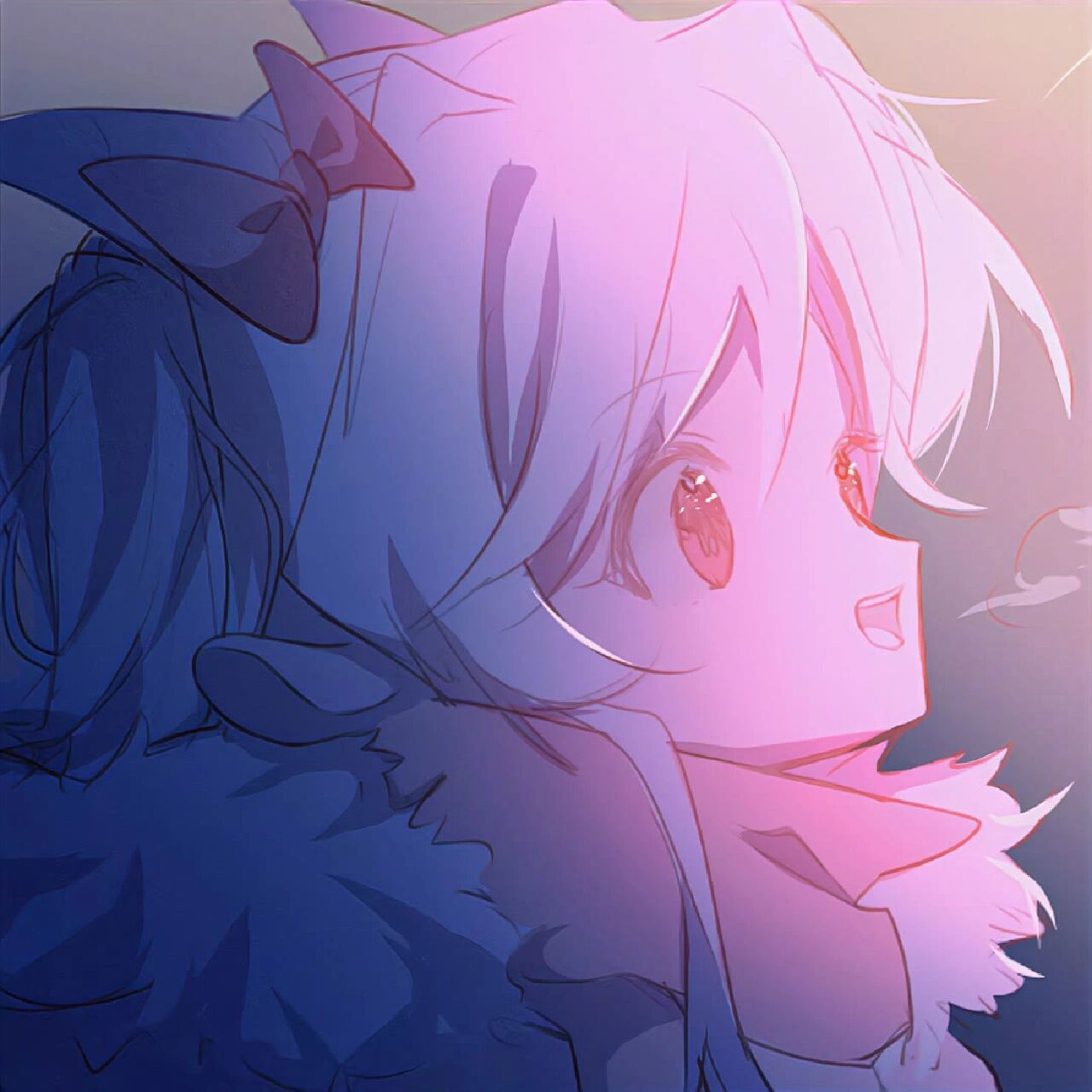 喜羊羊与美羊羊的七组情头 【喜羊羊美羊羊情头】 画师:油菜