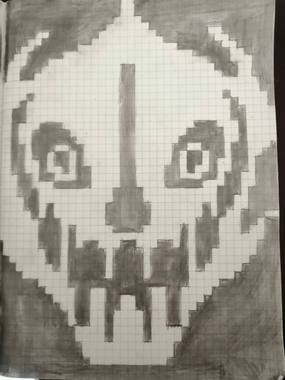 画龙骨炮(二) 龙骨炮画完了,下一幅打算画sans的头