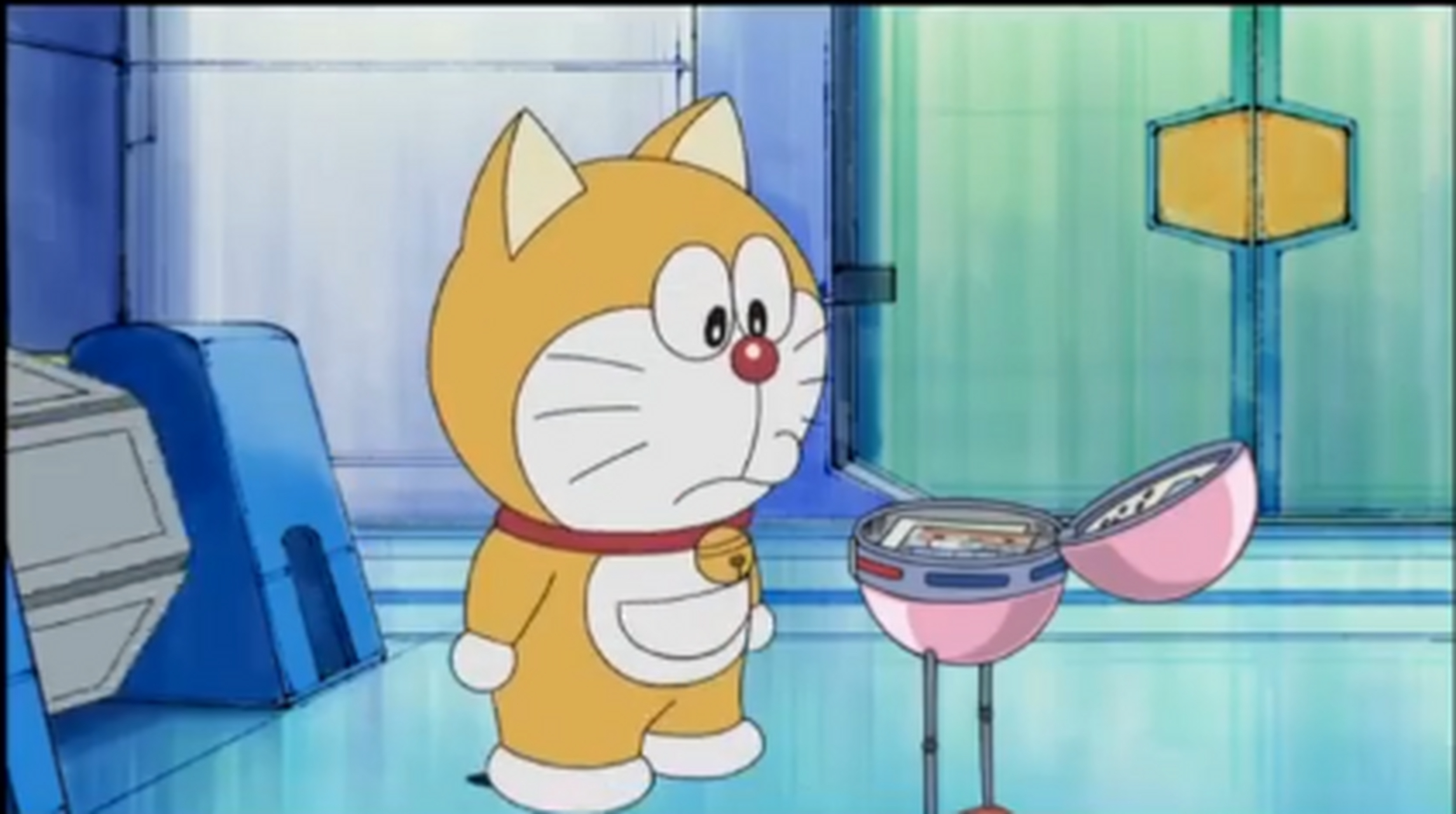 哆啦a梦原本不是蓝色#哆啦a梦的生日是2112年9月3日出生,再过几十年