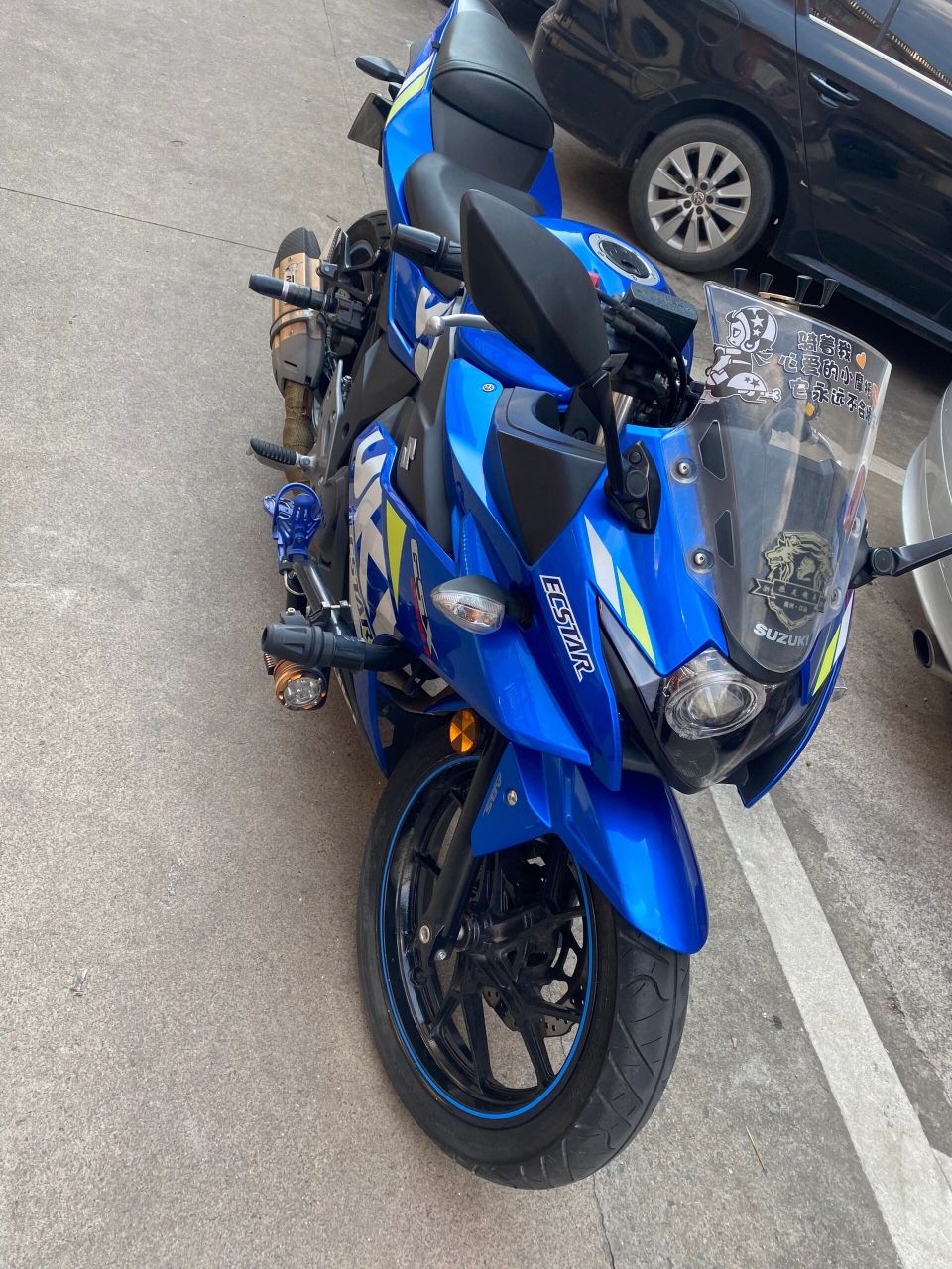 义乌二手摩托车 精品铃木250小小r 安全行驶不到6000公里.