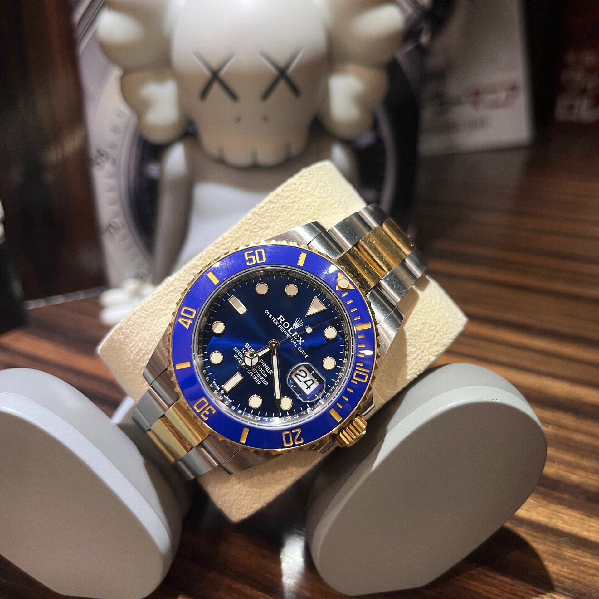 rolex 126613lb 劳力士 间金蓝水鬼 潜航者