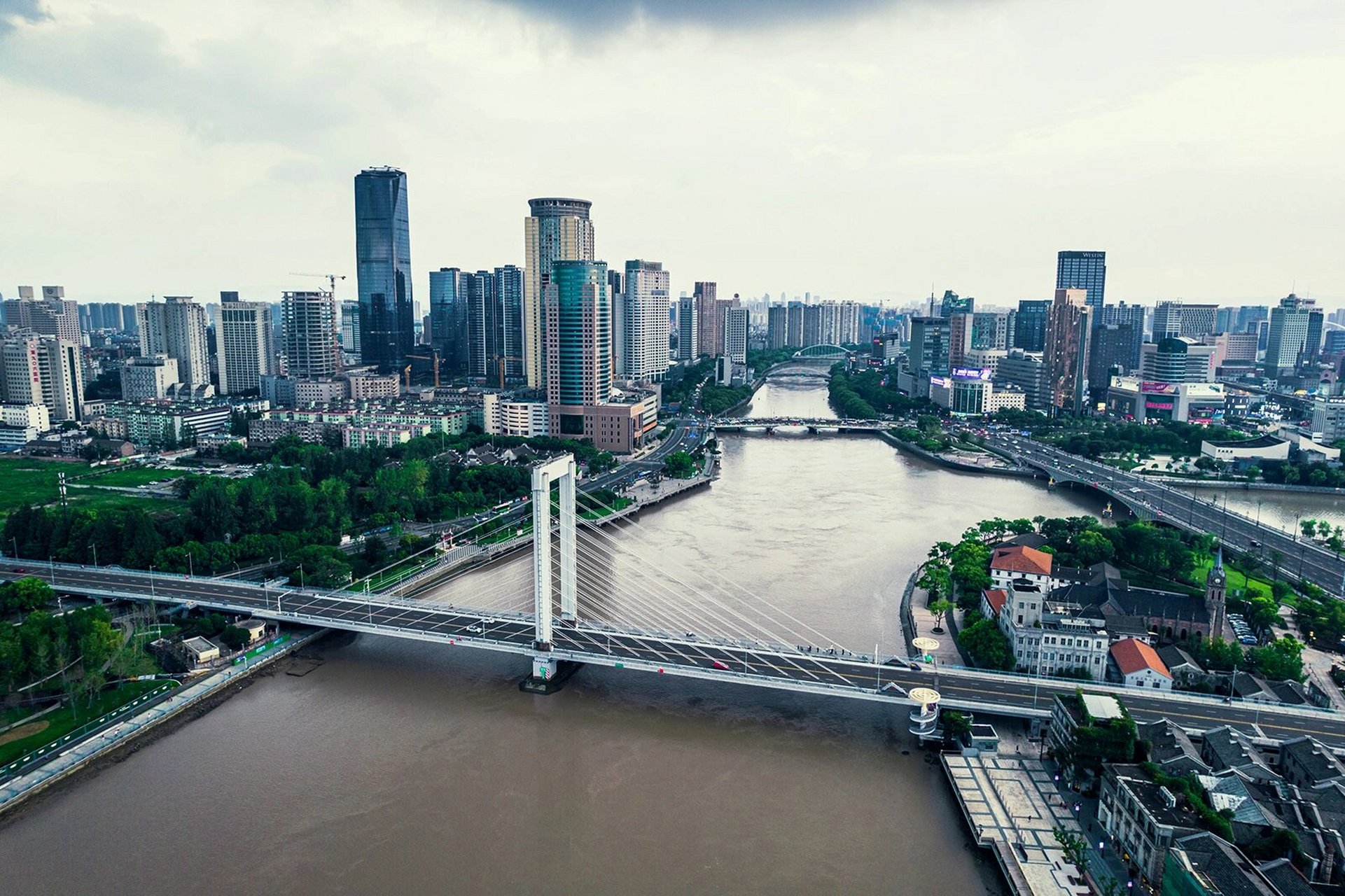 宁波鄞江桥风景照片图片