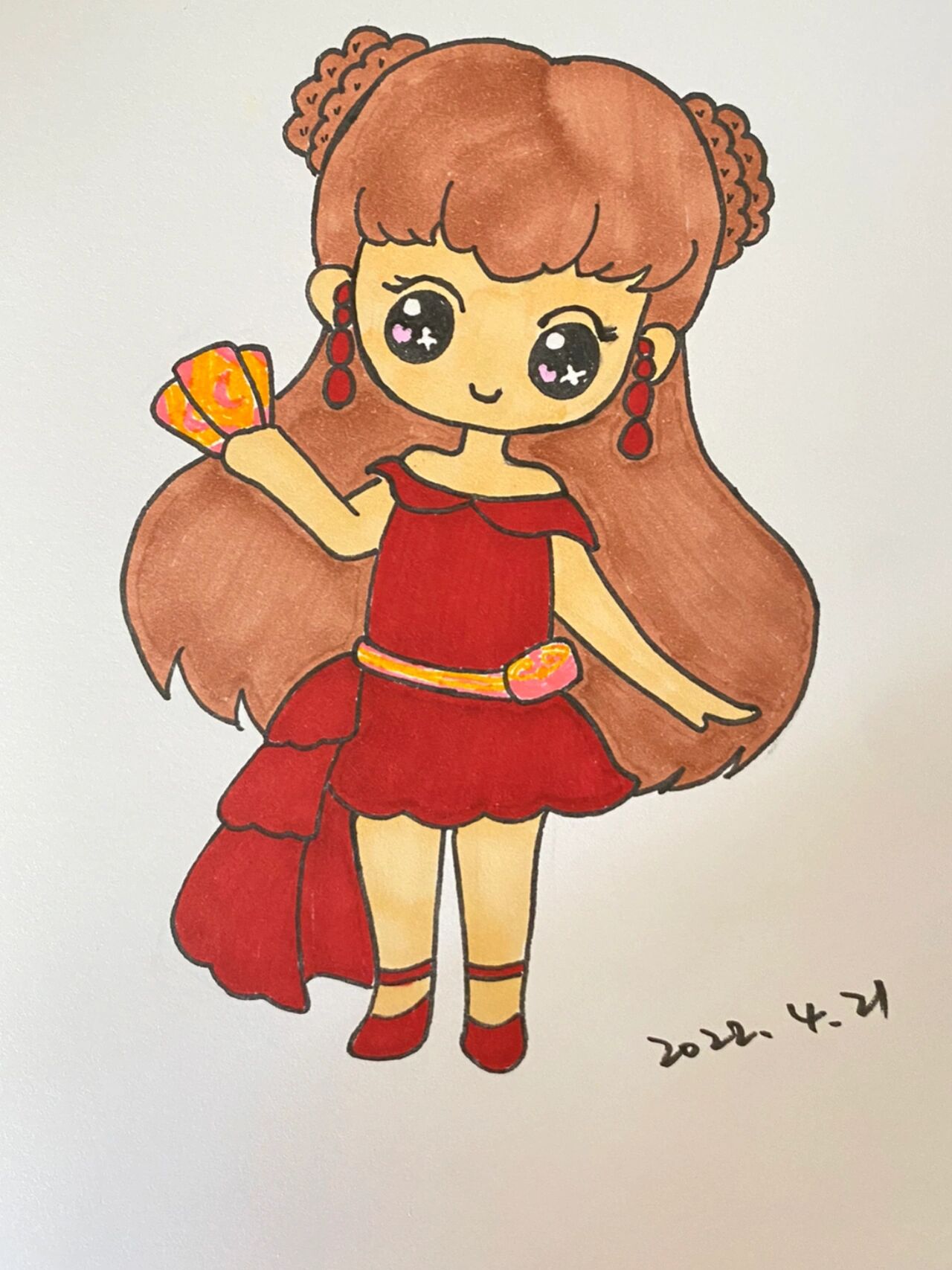 42.叶罗丽齐娜简笔画