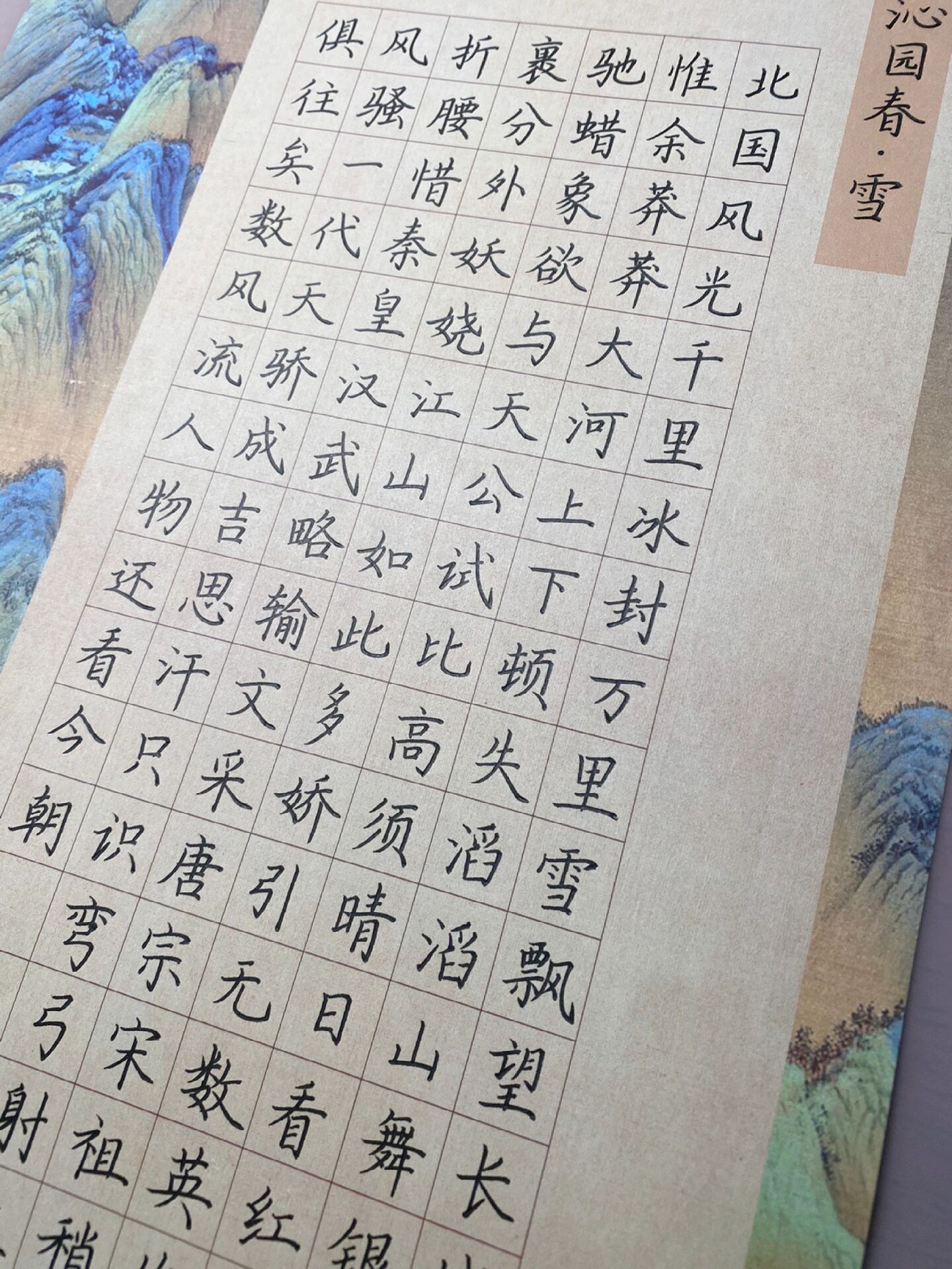 硬笔书法作品—沁园春雪@奋斗小青梦想成真的动态